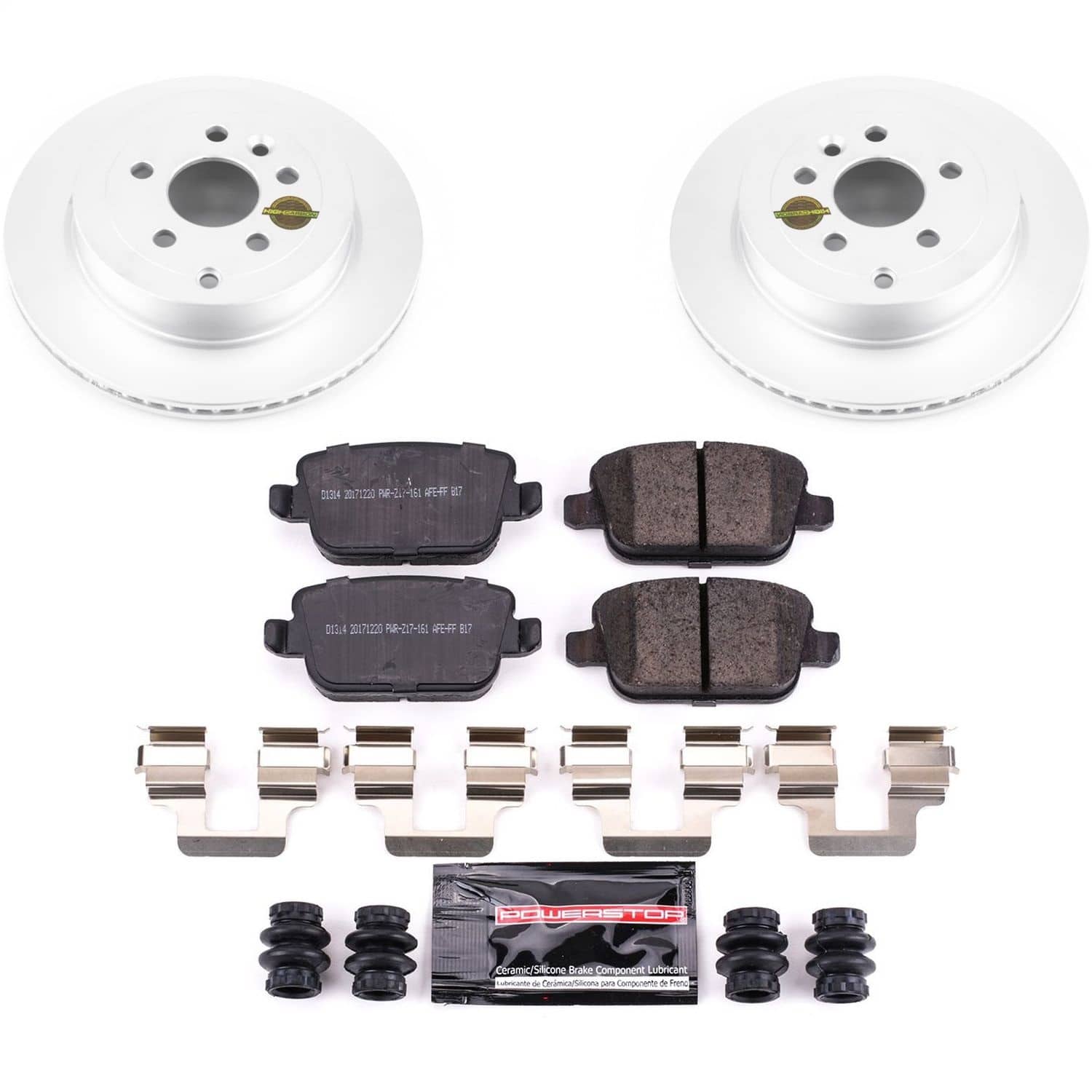 Power Stop - CRK5653 - Rear - Disc Brake Pad and Rotor Kit