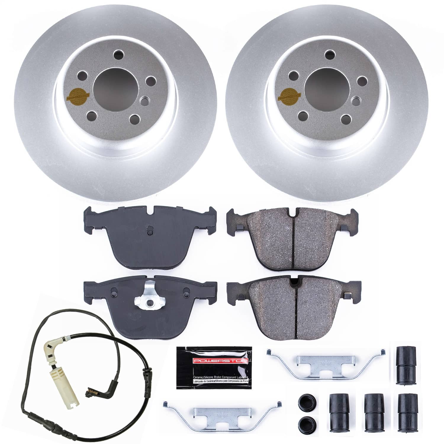 Power Stop - CRK5694 - Rear - Disc Brake Pad and Rotor Kit