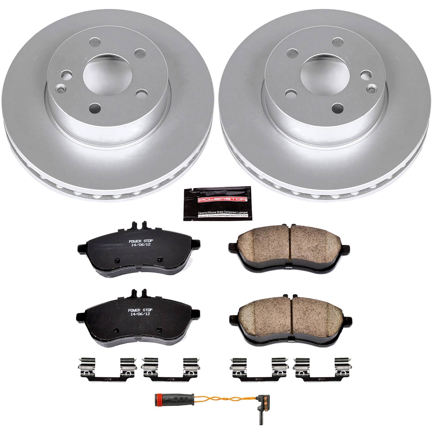 Power Stop - CRK5790 - Front - Disc Brake Pad and Rotor Kit
