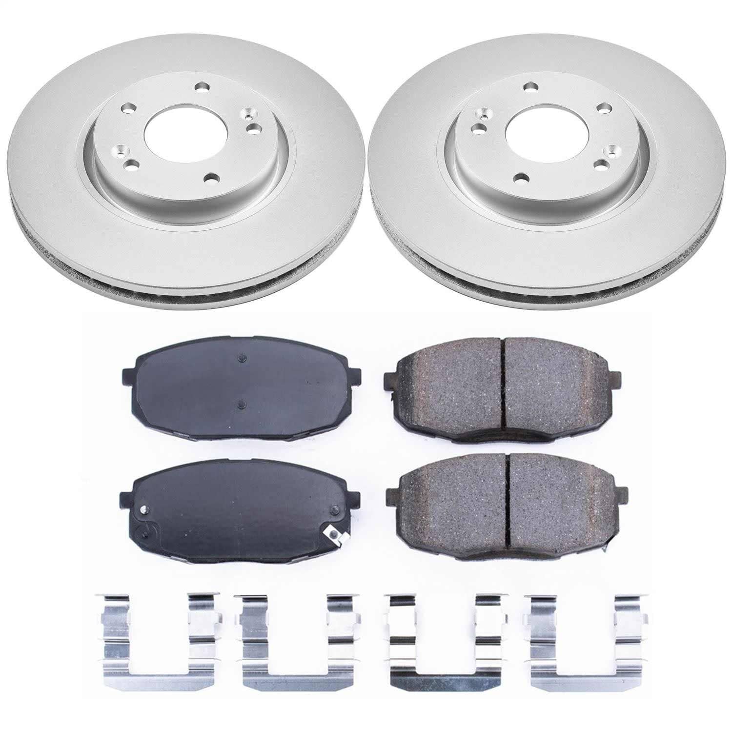 Power Stop - CRK5837 - Front - Disc Brake Pad and Rotor Kit