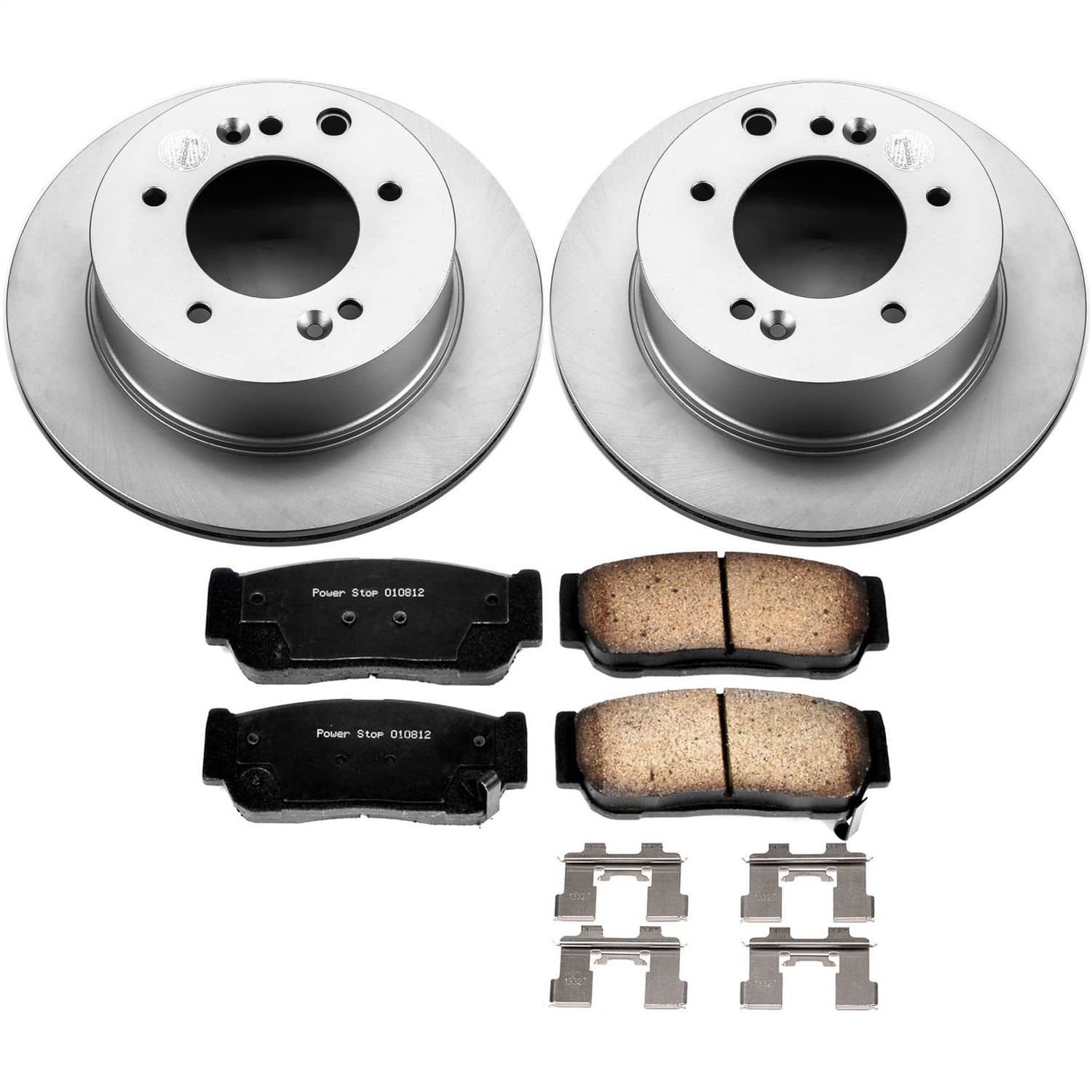 Power Stop - CRK5901 - Rear - Disc Brake Pad and Rotor Kit