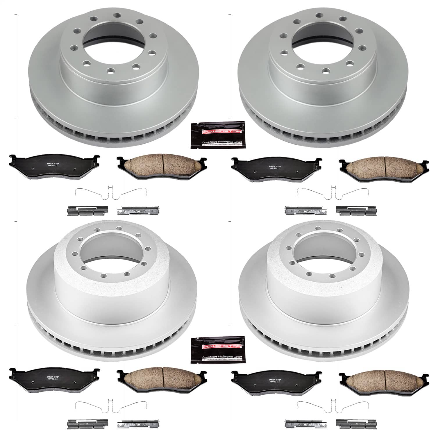 Power Stop - CRK5965 - Front and Rear - Disc Brake Pad and Rotor Kit