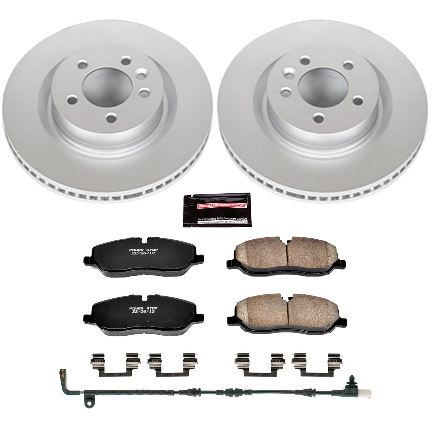 Power Stop - CRK6047 - Front - Disc Brake Pad and Rotor Kit