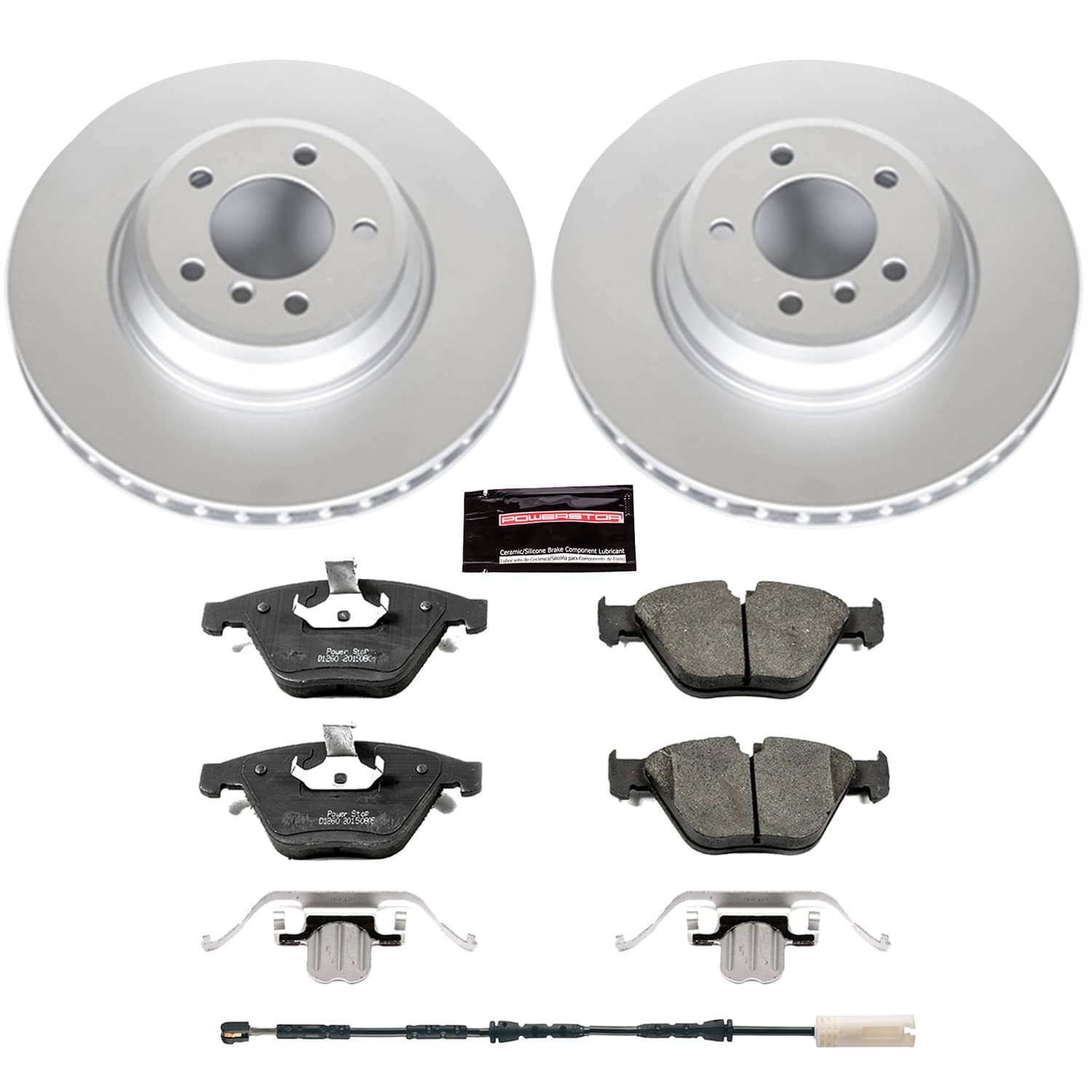 Power Stop - CRK6055 - Front - Disc Brake Pad and Rotor Kit