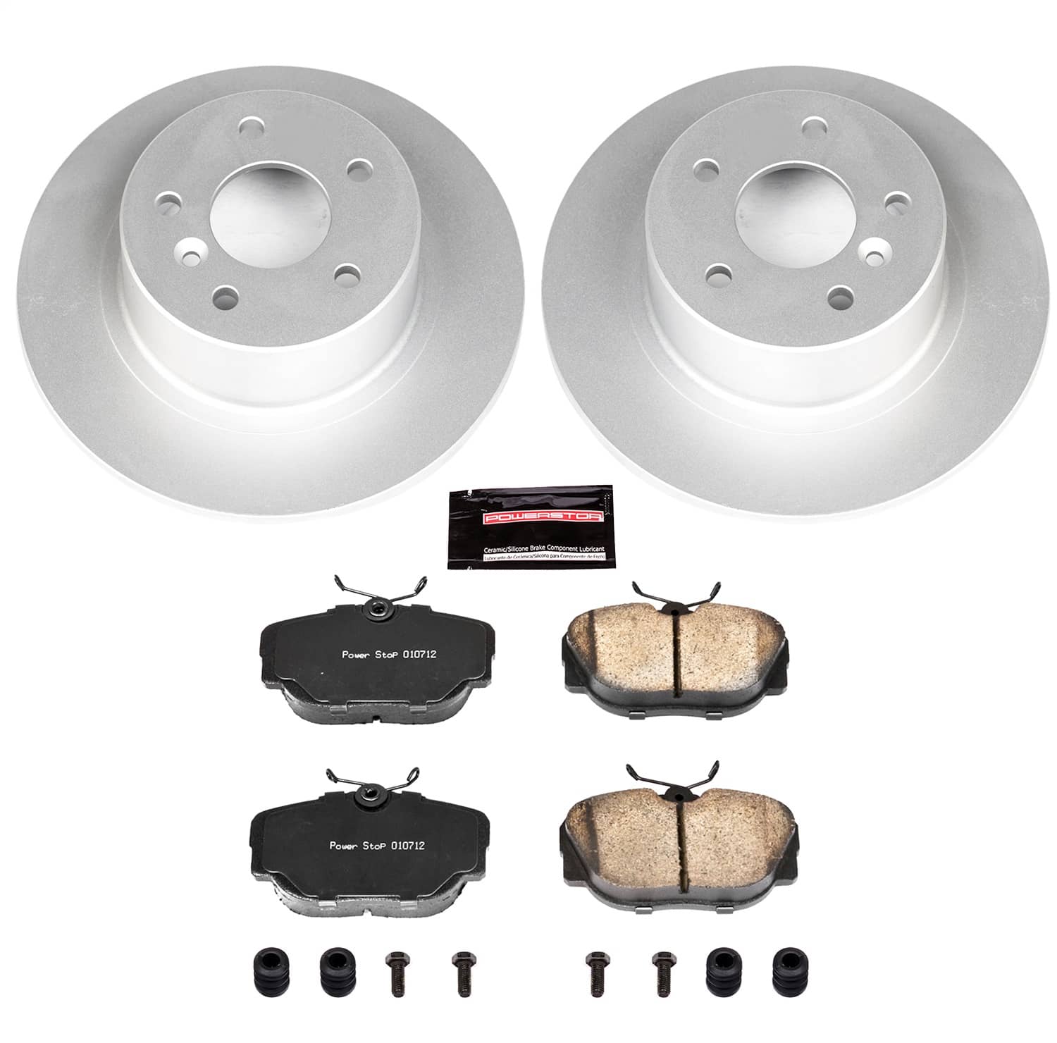 Power Stop - CRK6152 - Rear - Disc Brake Pad and Rotor Kit