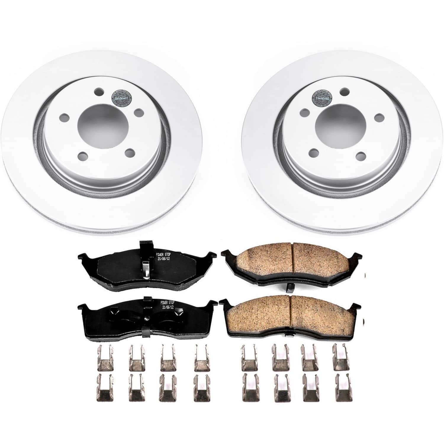 Power Stop - CRK6179 - Front - Disc Brake Pad and Rotor Kit