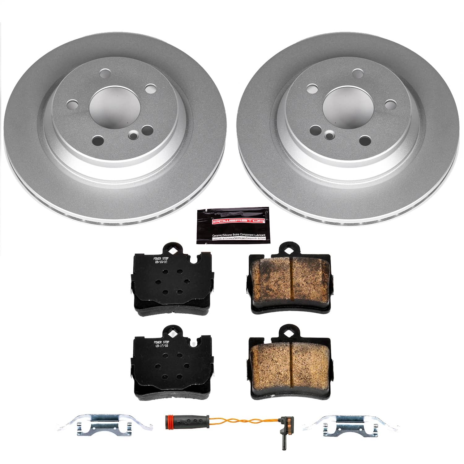 Power Stop - CRK6201 - Rear - Disc Brake Pad and Rotor Kit