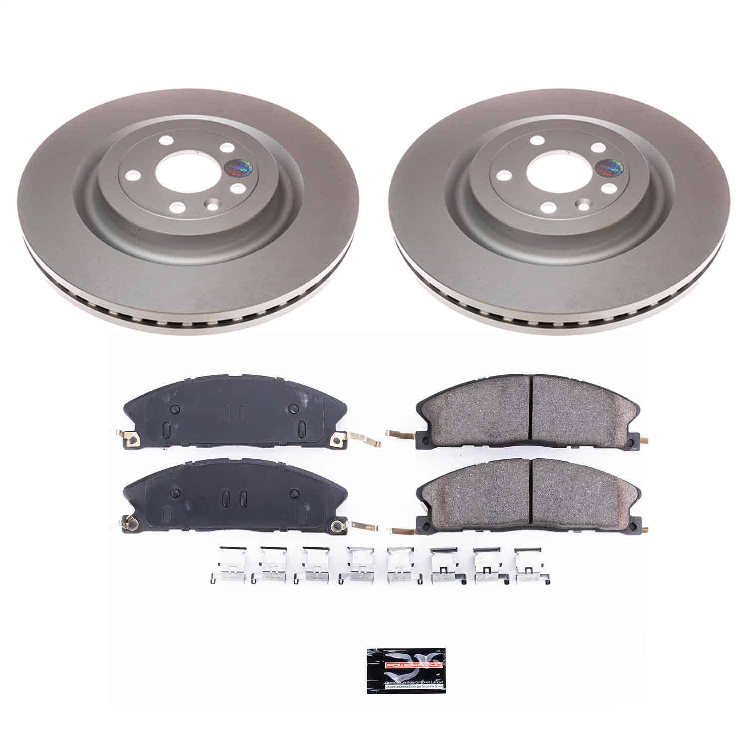 Power Stop - CRK6374 - Front - Disc Brake Pad and Rotor Kit