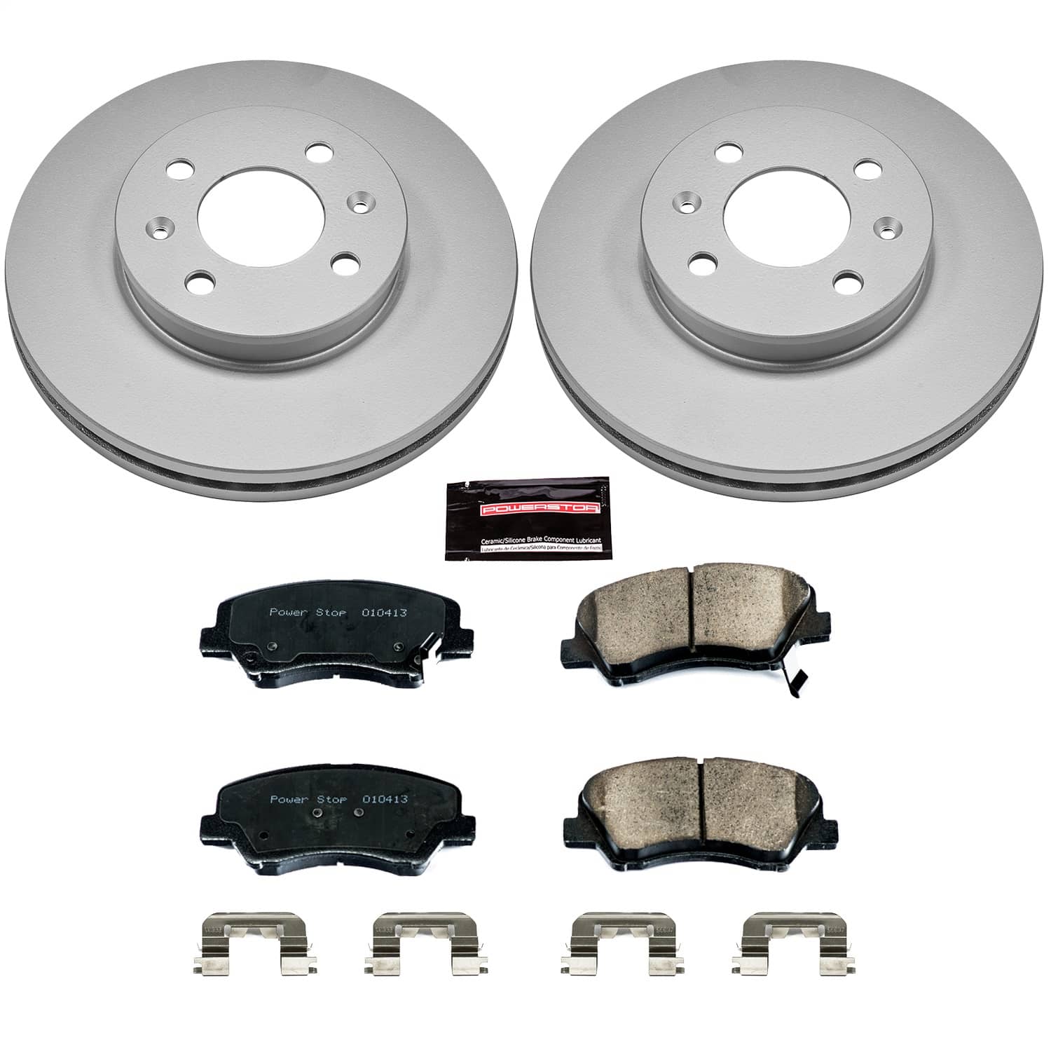 Power Stop - CRK6508 - Front - Disc Brake Pad and Rotor Kit