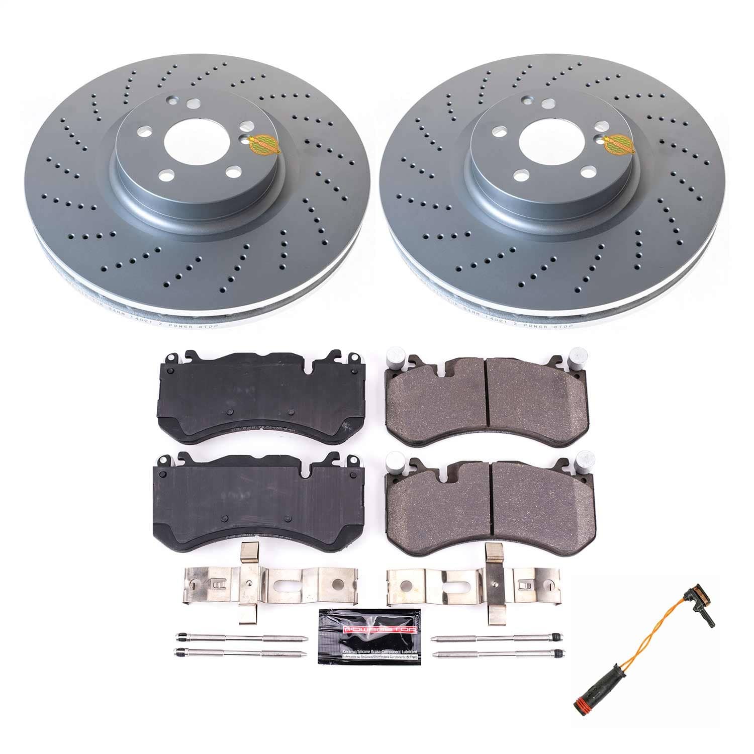 Power Stop - CRK6635 - Front - Disc Brake Pad and Rotor Kit
