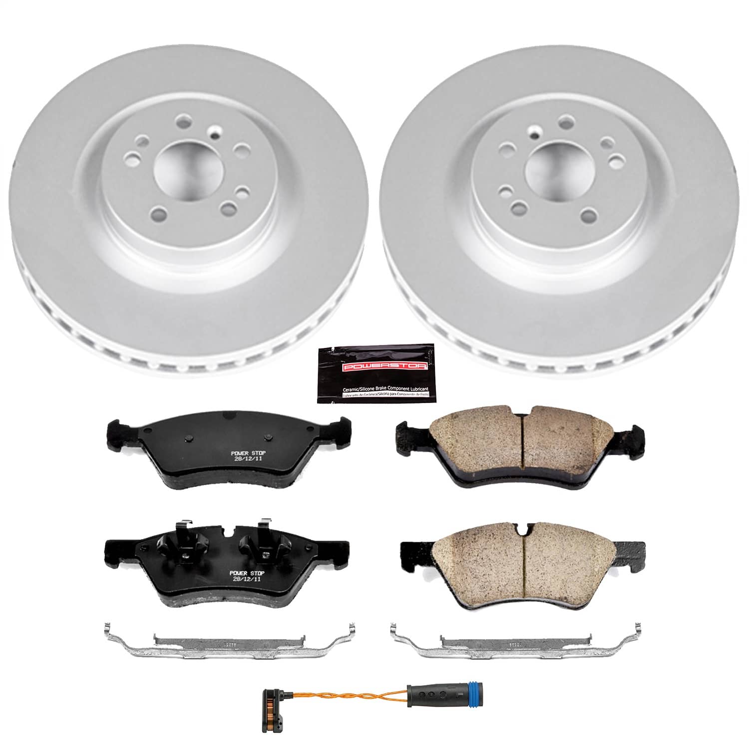 Power Stop - CRK6706 - Front - Disc Brake Pad and Rotor Kit