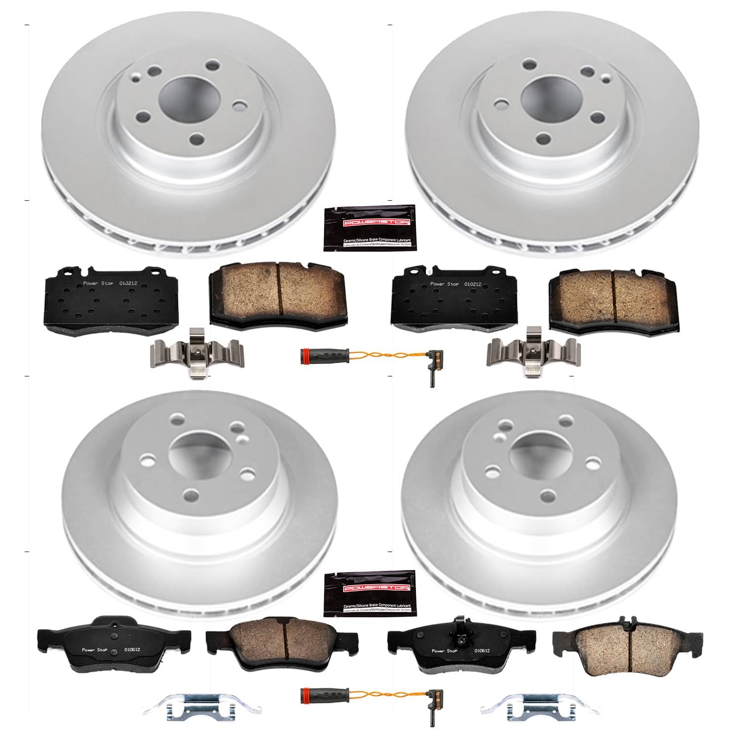 Power Stop - CRK6753 - Front and Rear - Disc Brake Pad and Rotor Kit