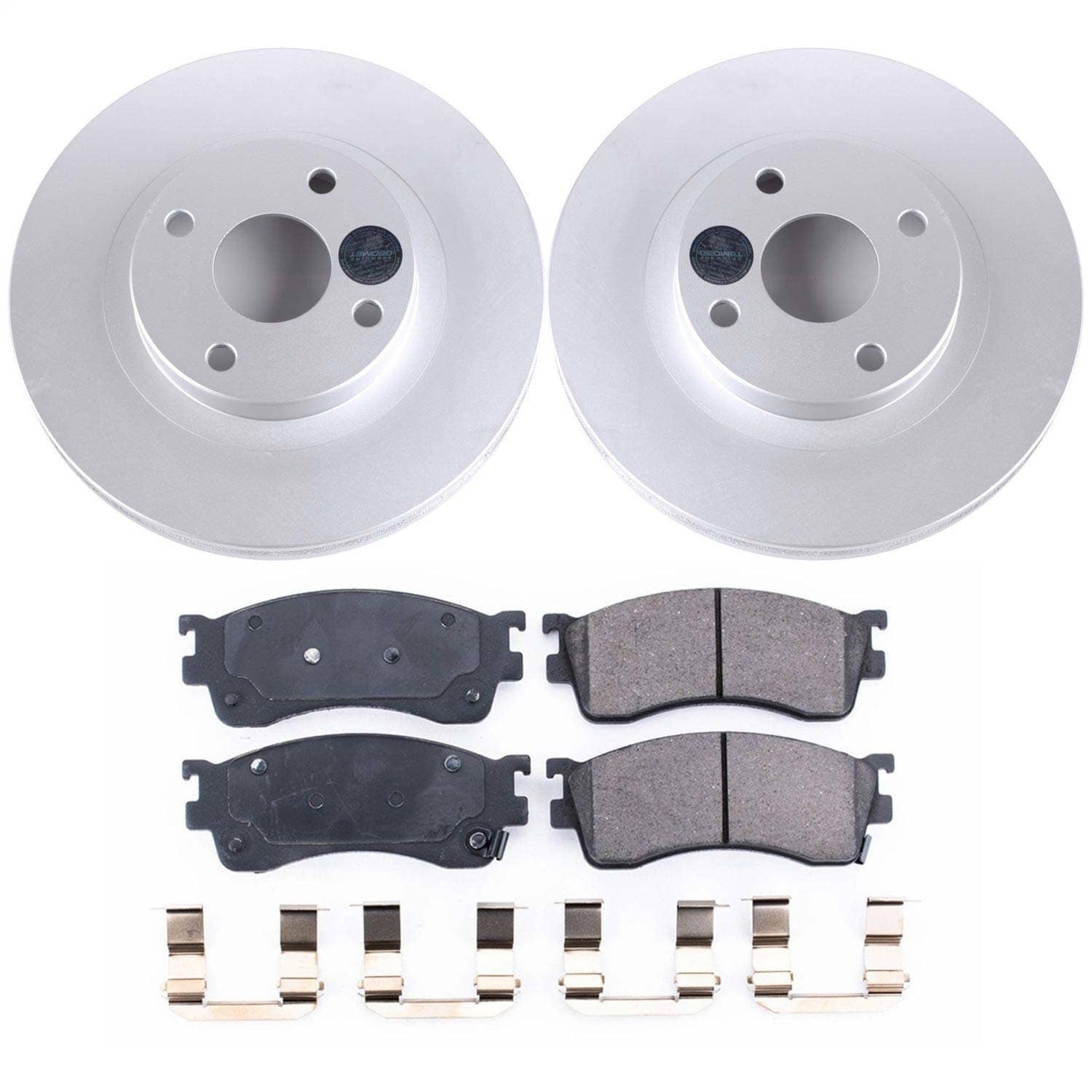 Power Stop - CRK6786 - Front - Disc Brake Pad and Rotor Kit