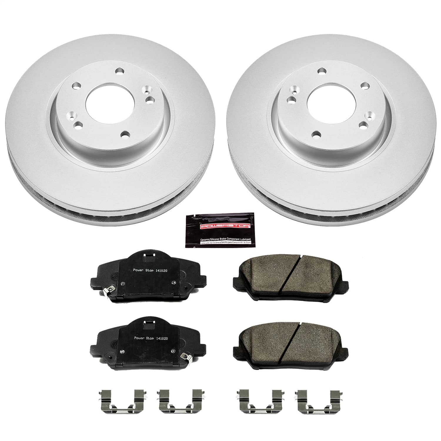 Power Stop - CRK6935 - Front - Disc Brake Pad and Rotor Kit