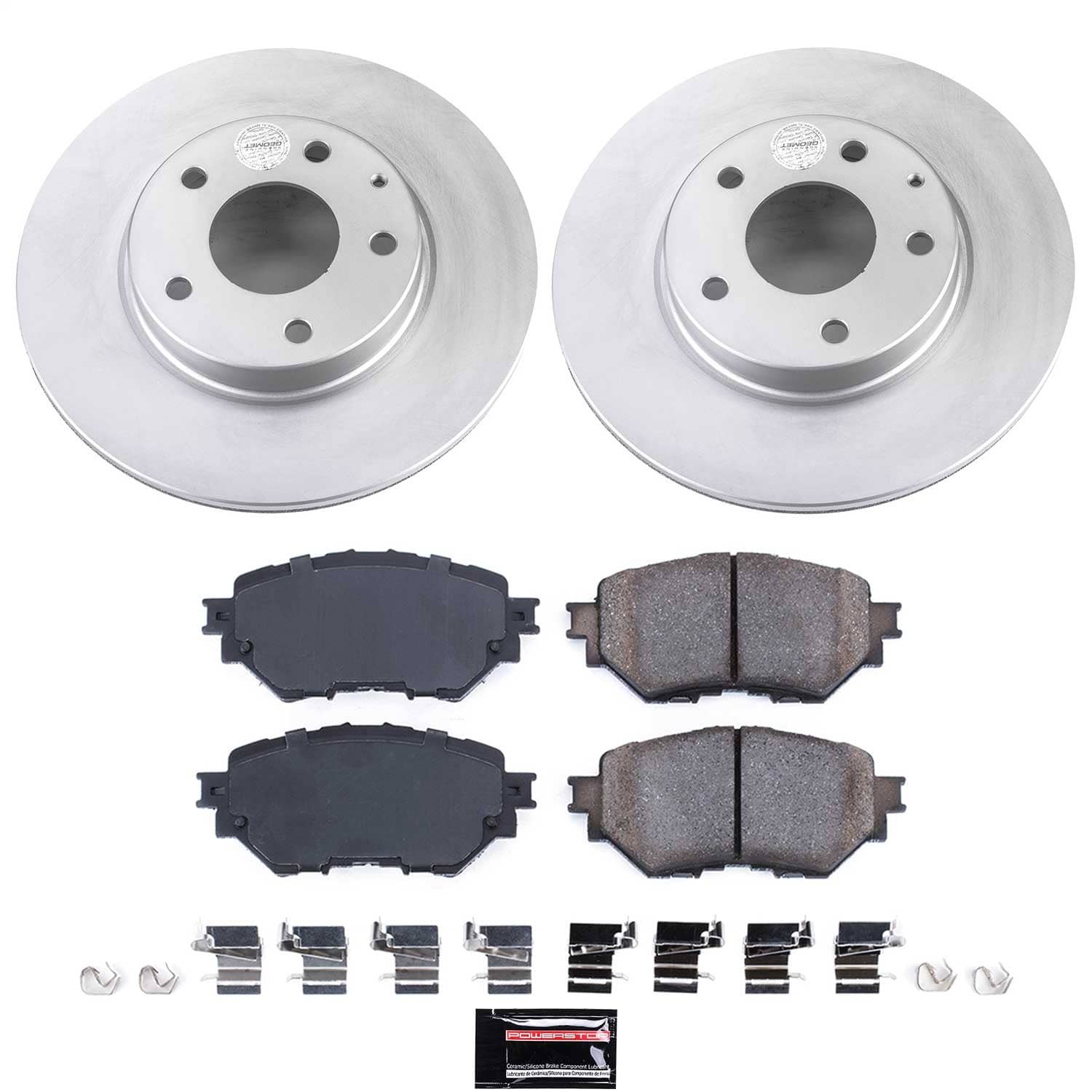 Power Stop - CRK6975 - Front - Disc Brake Pad and Rotor Kit