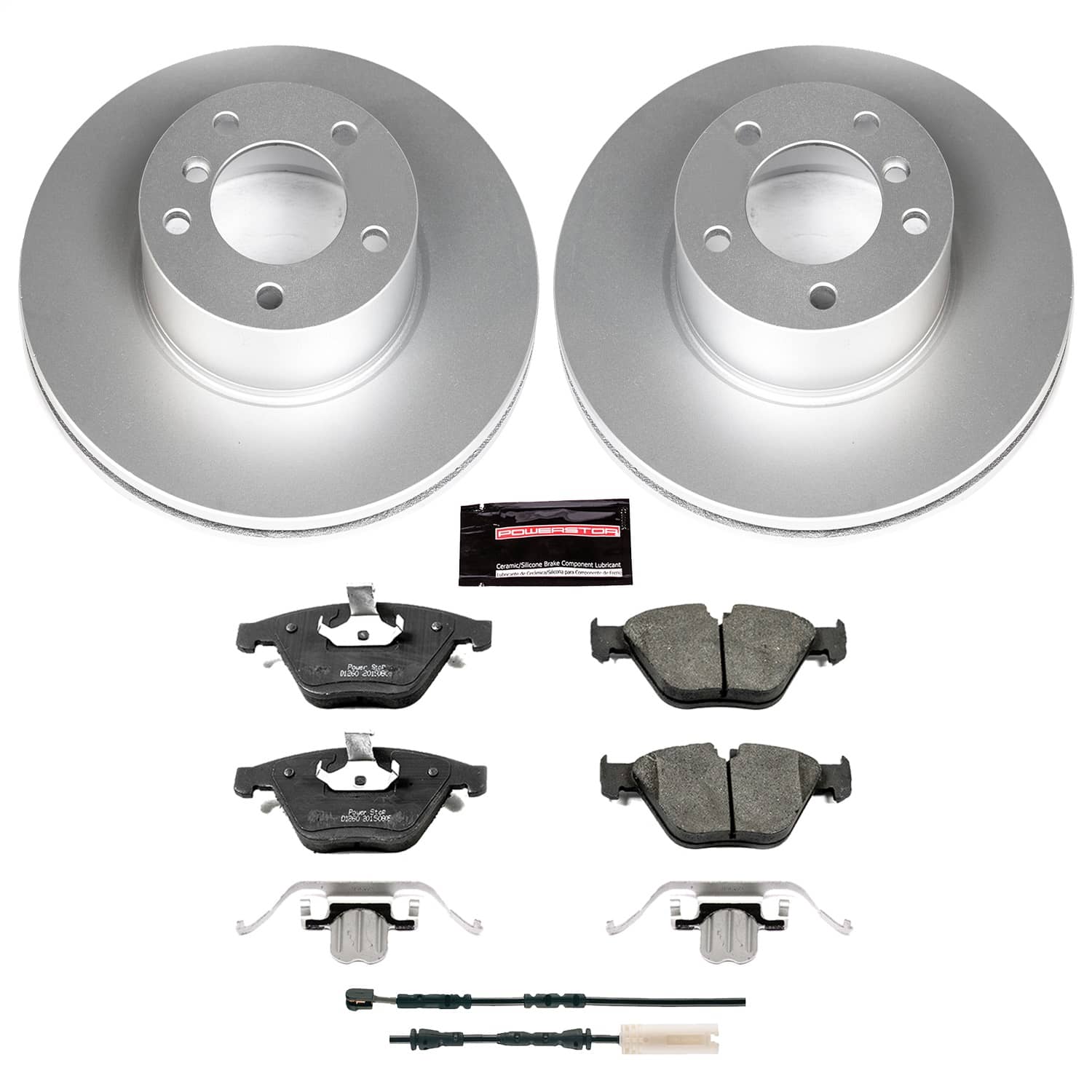 Power Stop - CRK7026 - Front - Disc Brake Pad and Rotor Kit