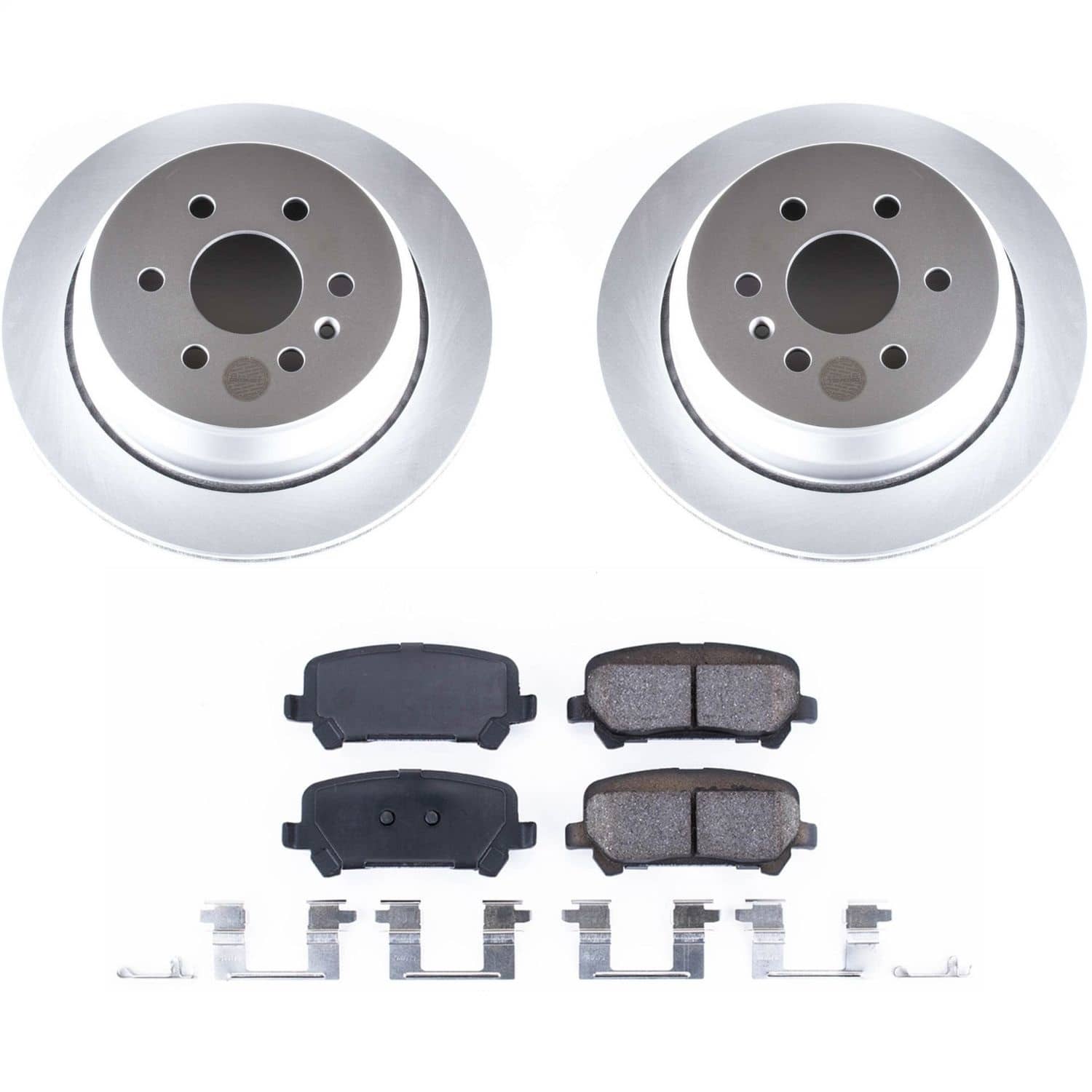 Power Stop - CRK7127 - Rear - Disc Brake Pad and Rotor Kit