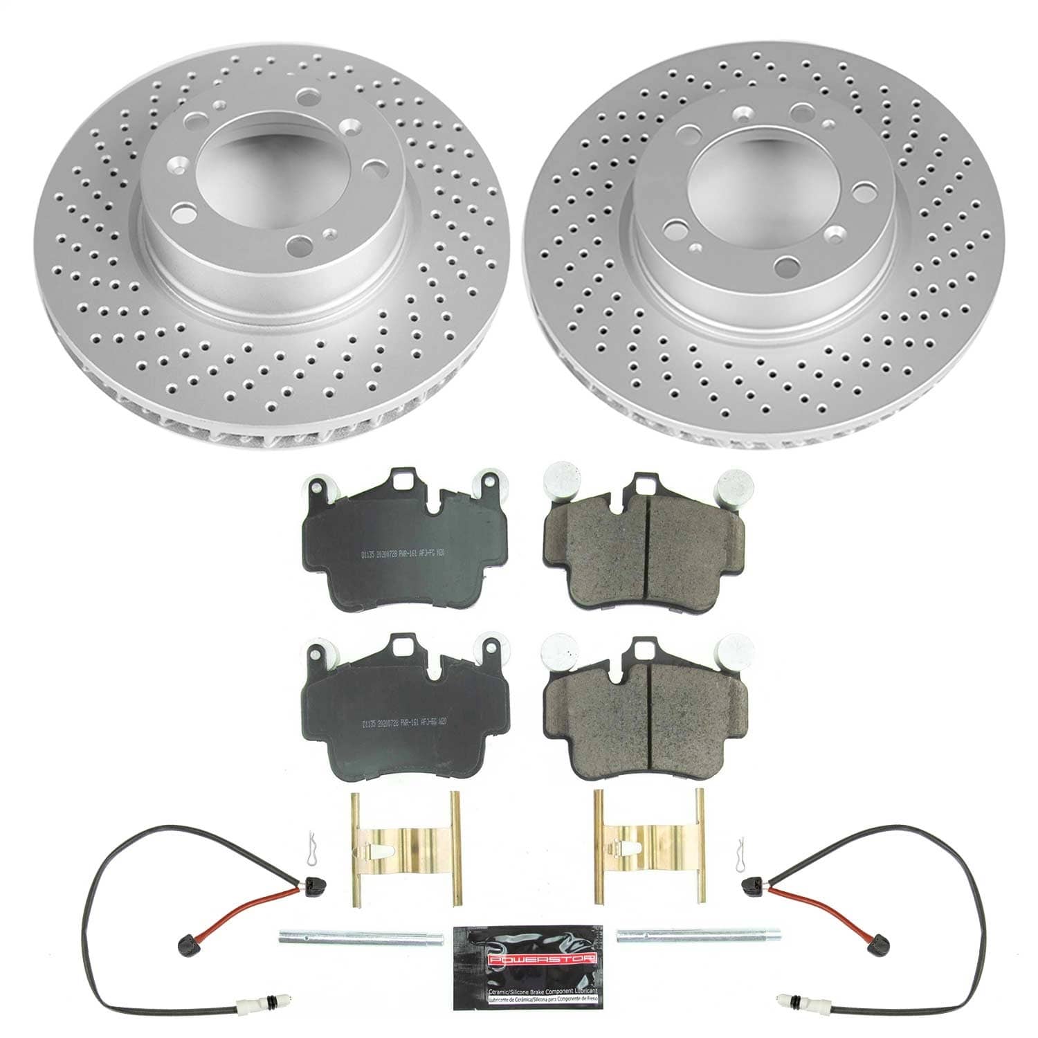 Power Stop - CRK7195 - Front - Disc Brake Pad and Rotor Kit