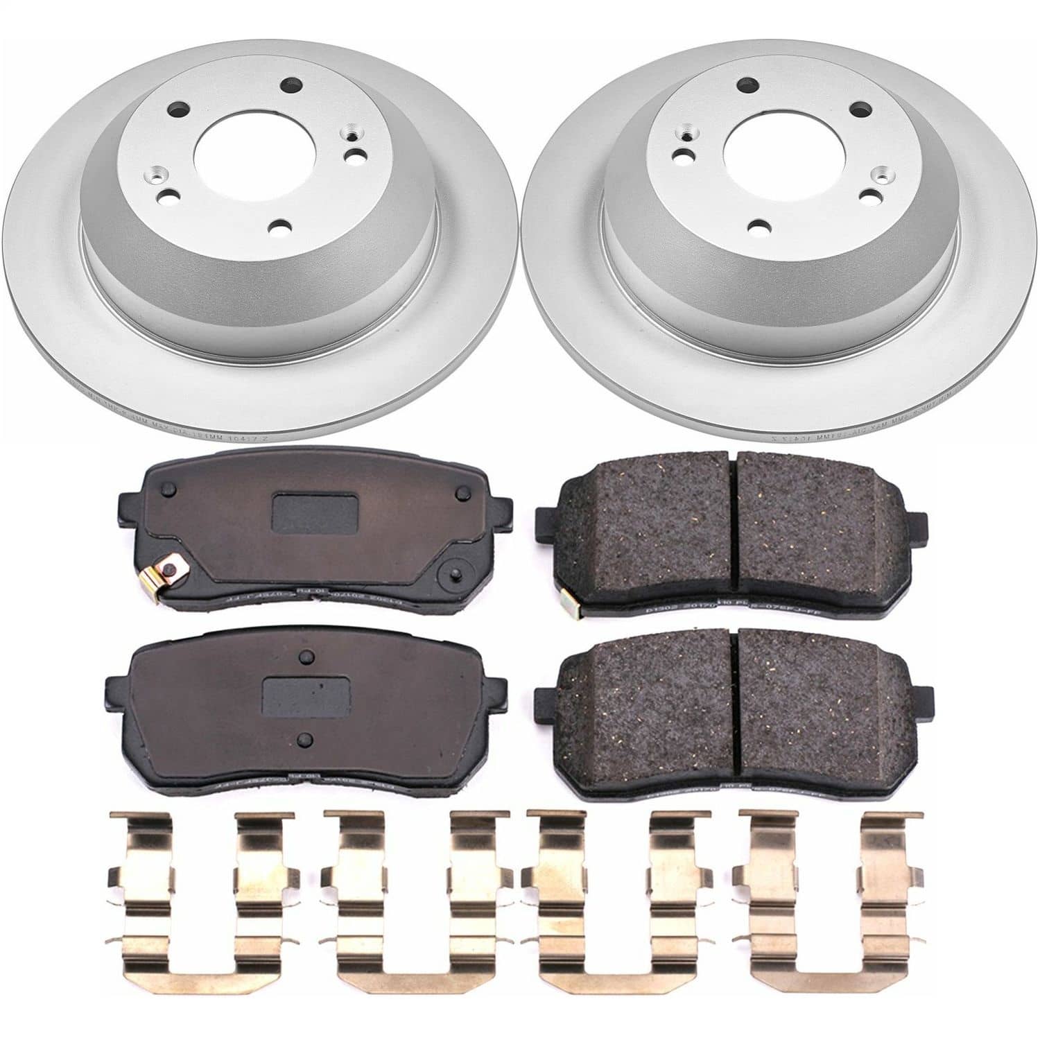 Power Stop - CRK7213 - Rear - Disc Brake Pad and Rotor Kit
