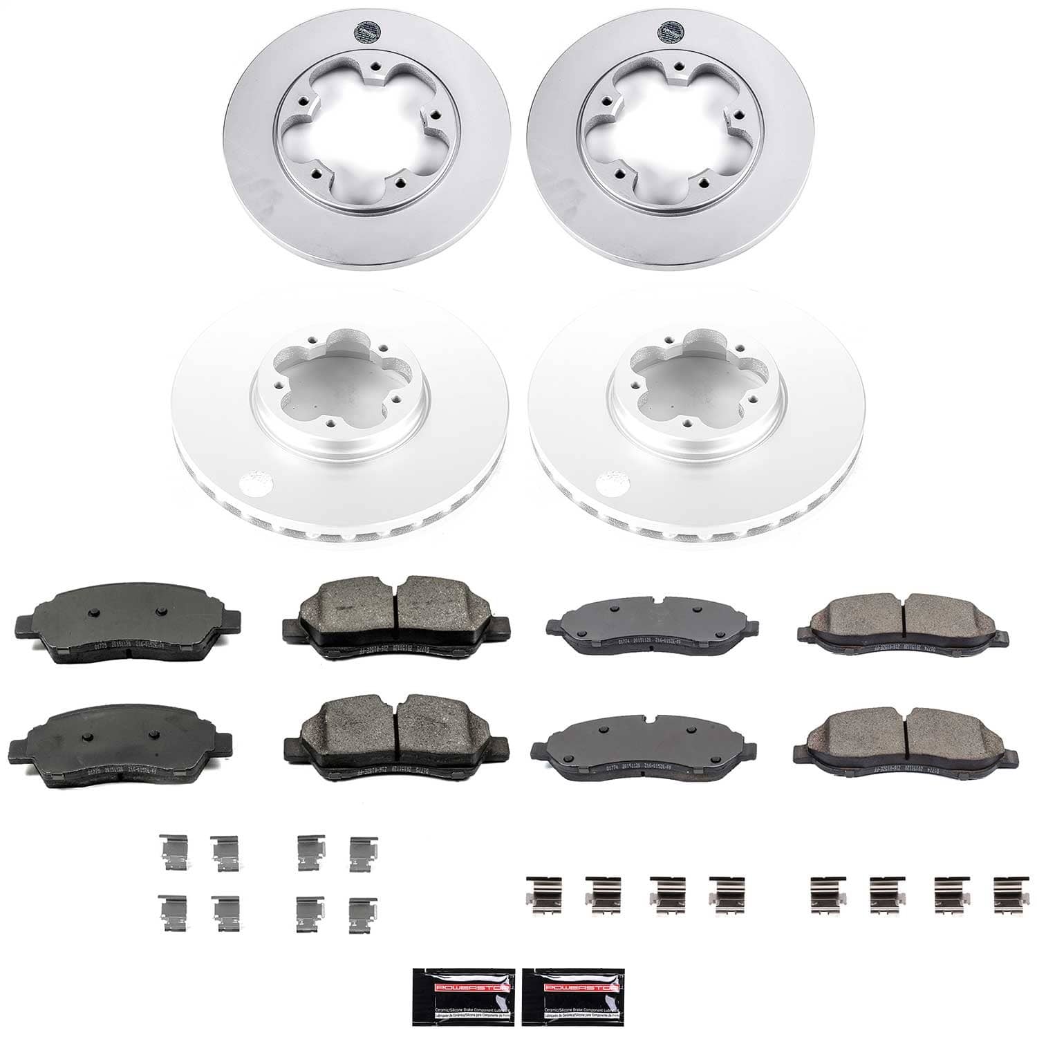 Power Stop - CRK7235 - Front and Rear - Disc Brake Pad and Rotor Kit