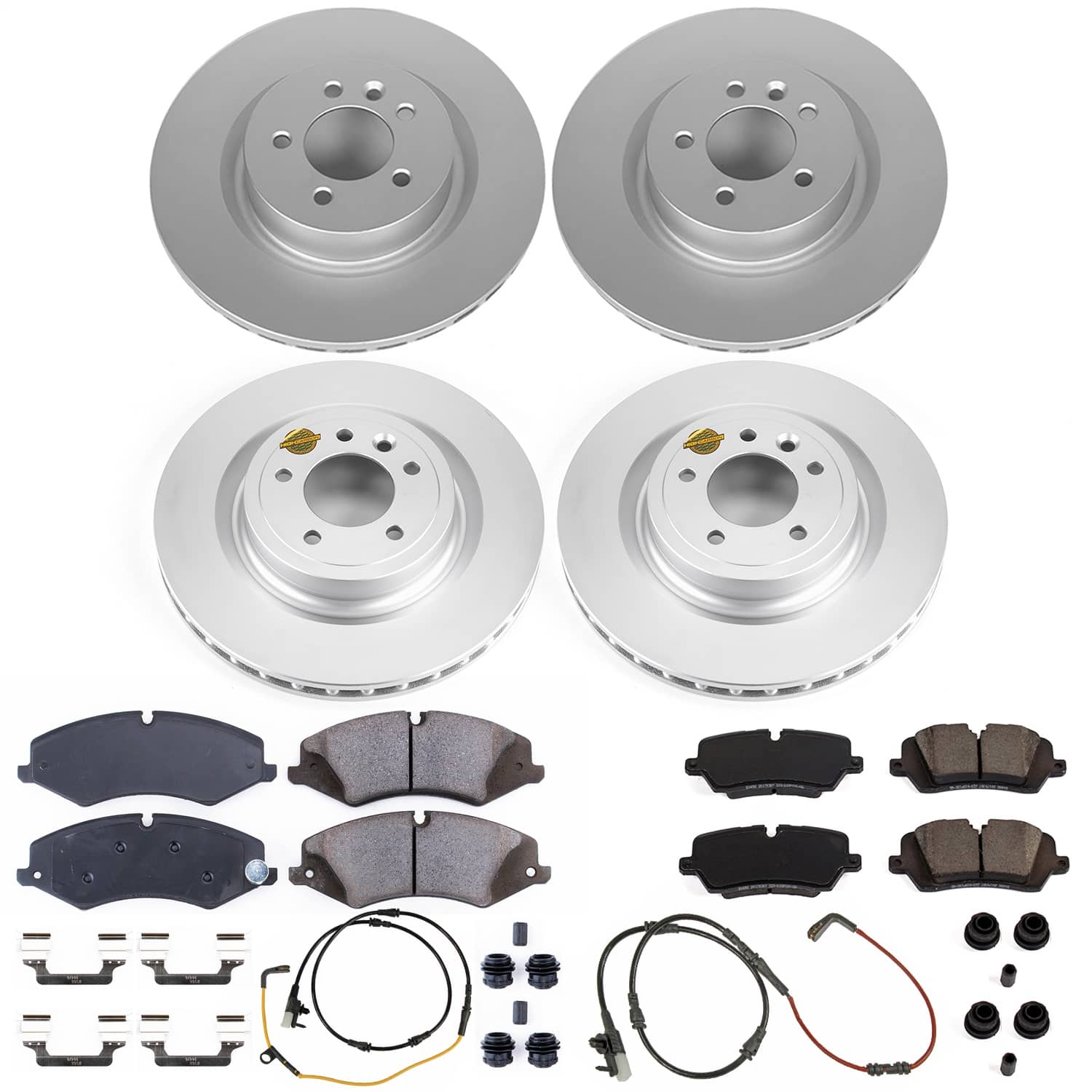 Power Stop - CRK7260 - Front and Rear - Disc Brake Pad and Rotor Kit