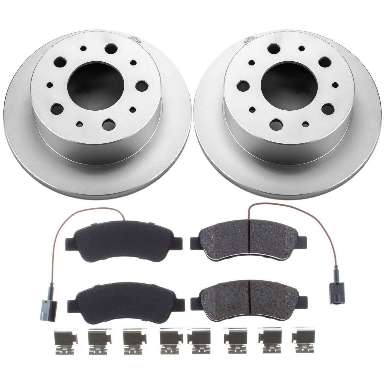 Power Stop - CRK7310 - Rear - Disc Brake Pad and Rotor Kit