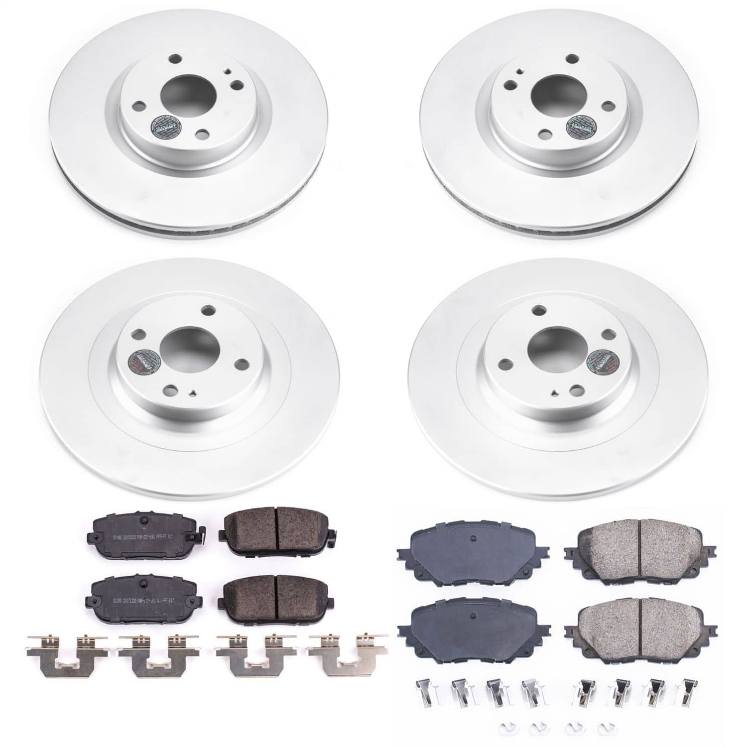 Power Stop - CRK7359 - Front and Rear - Disc Brake Pad and Rotor Kit