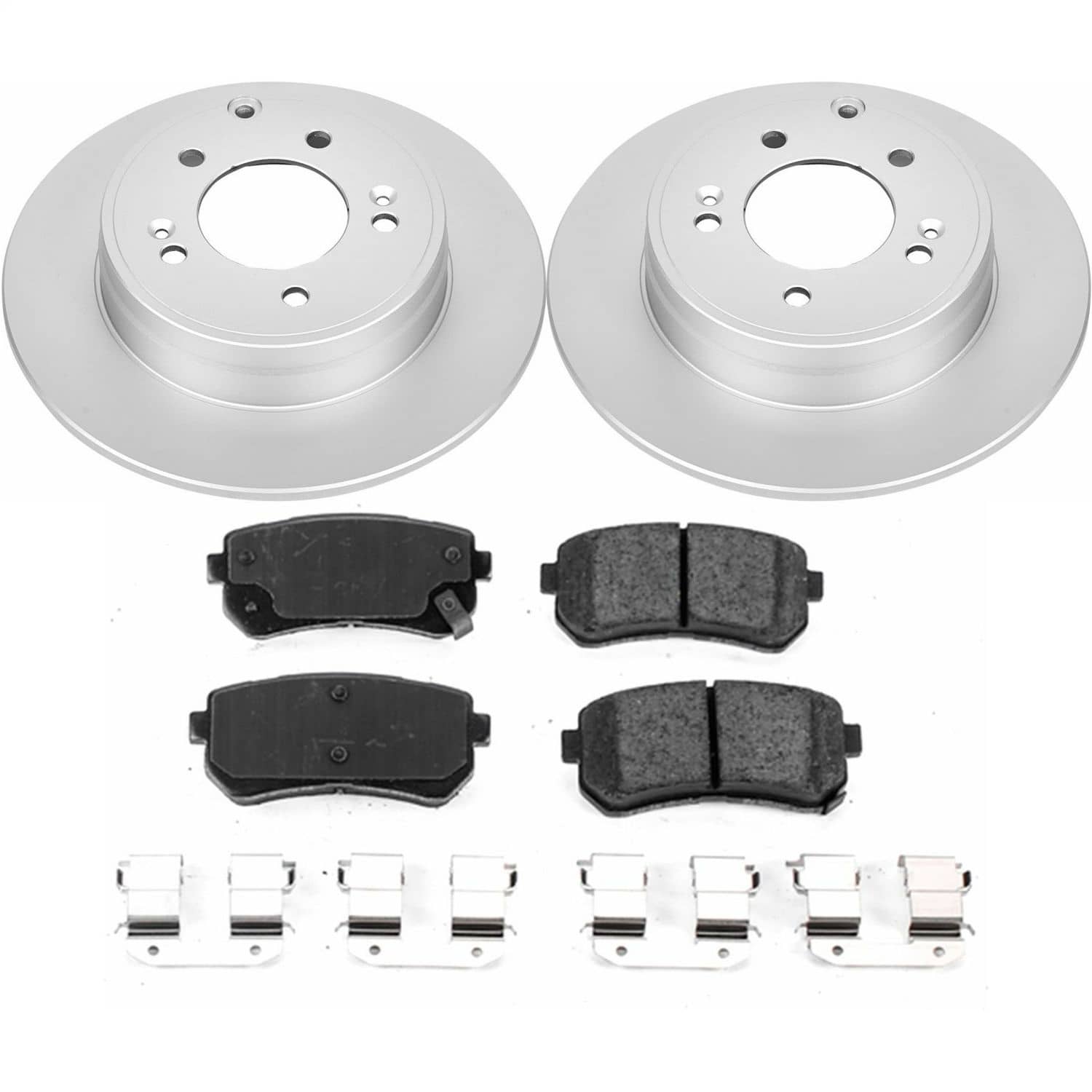 Power Stop - CRK7505 - Rear - Disc Brake Pad and Rotor Kit
