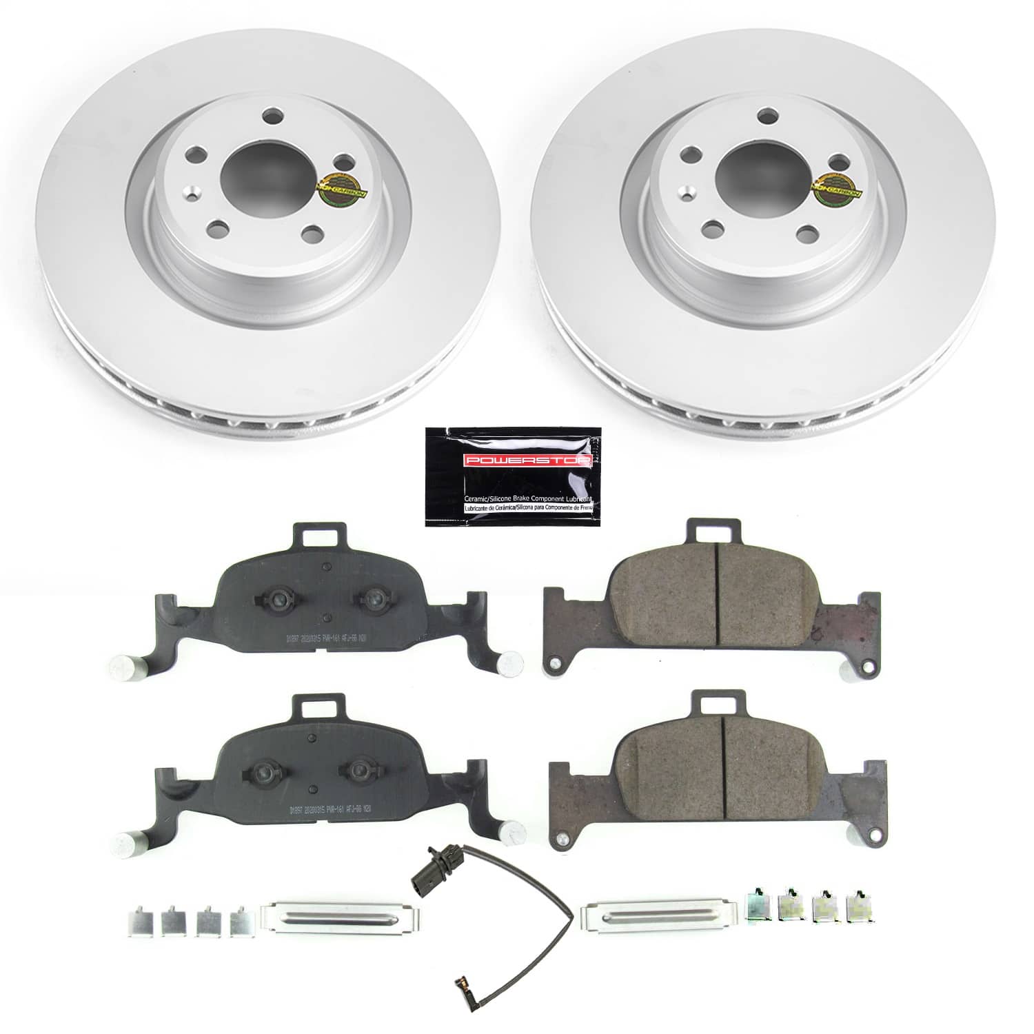 Power Stop - CRK7648 - Front - Disc Brake Pad and Rotor Kit
