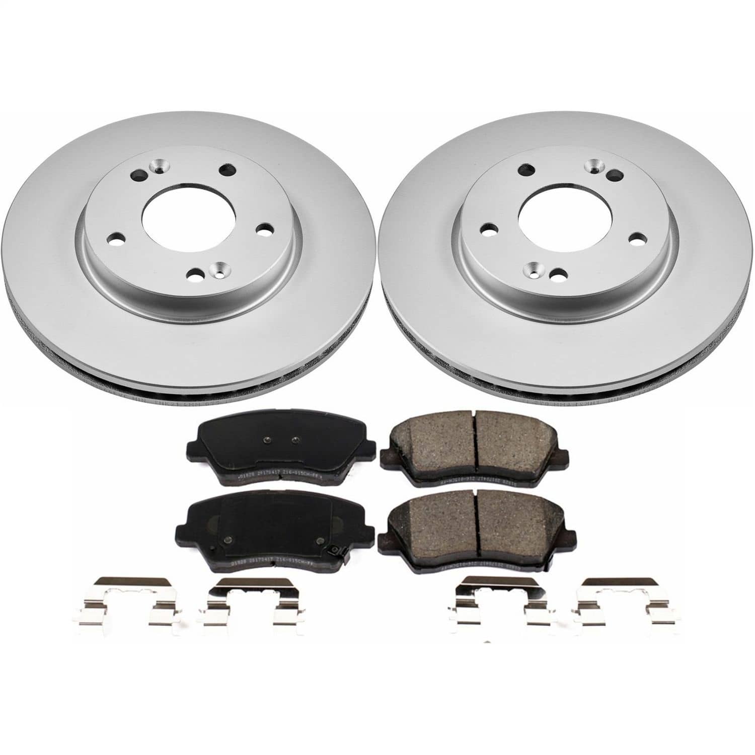 Power Stop - CRK7672 - Front - Disc Brake Pad and Rotor Kit