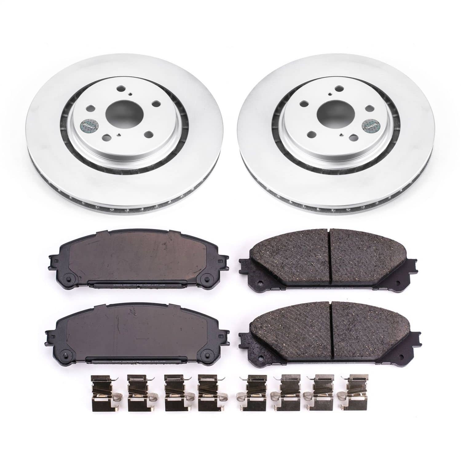 Power Stop - CRK7688 - Front - Disc Brake Pad and Rotor Kit
