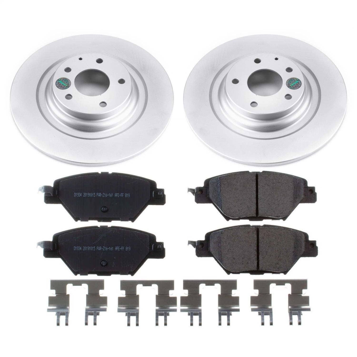 Power Stop - CRK7742 - Rear - Disc Brake Pad and Rotor Kit