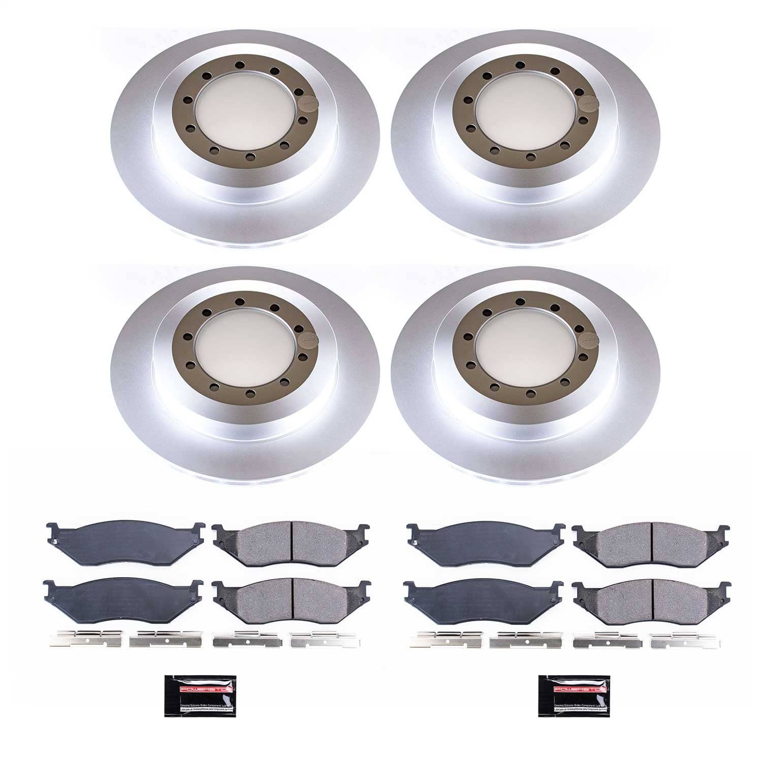 Power Stop - CRK7820 - Front and Rear - Disc Brake Pad and Rotor Kit