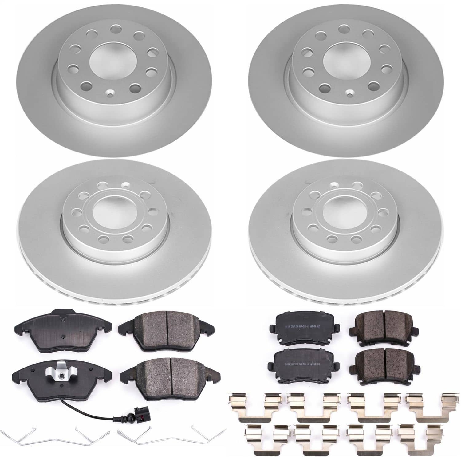 Power Stop - CRK7837 - Front and Rear - Disc Brake Pad and Rotor Kit