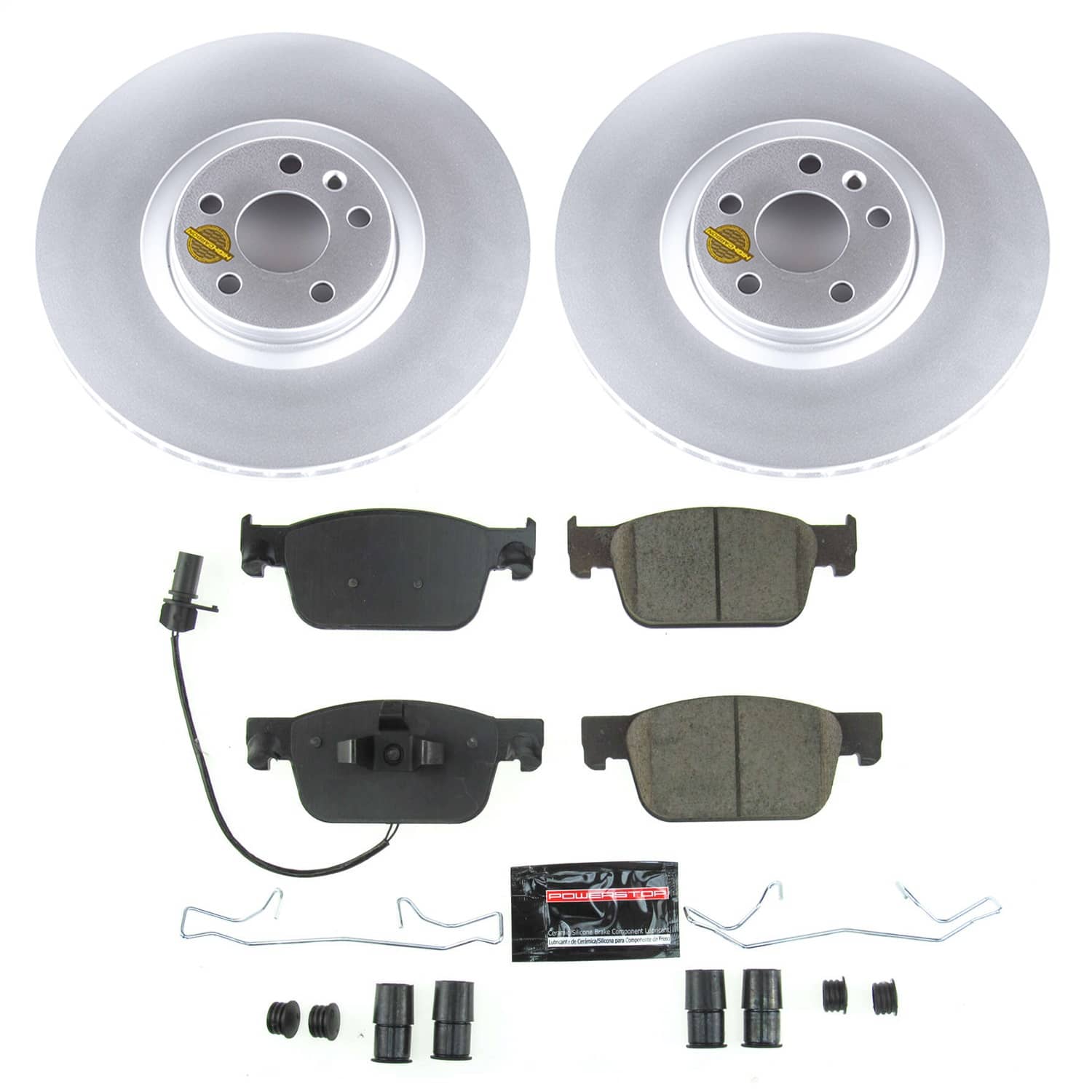 Power Stop - CRK7860 - Front - Disc Brake Pad and Rotor Kit