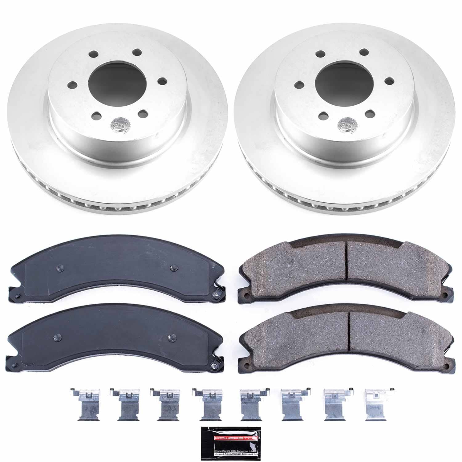 Power Stop - CRK7875 - Front - Disc Brake Pad and Rotor Kit