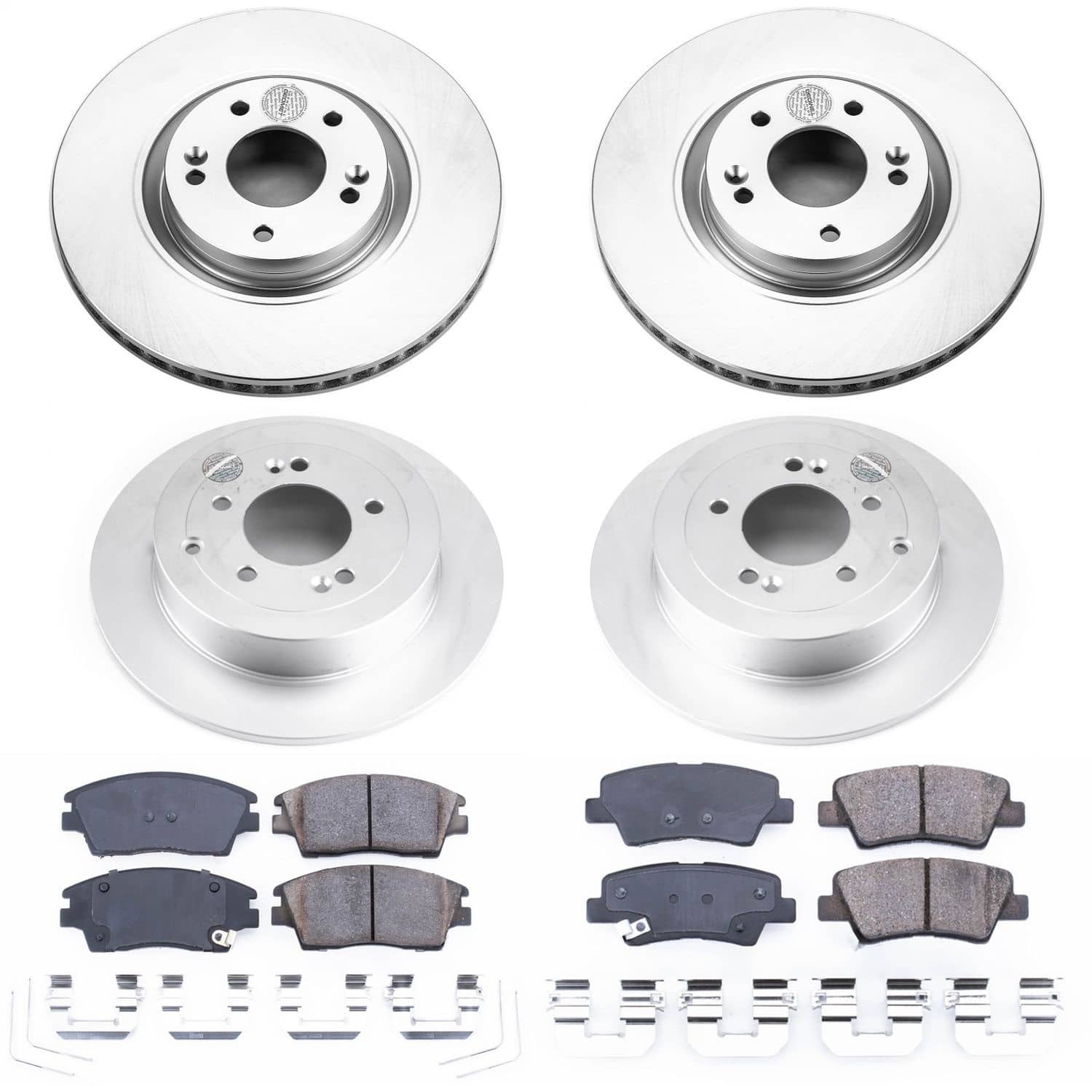 Power Stop - CRK7920 - Front and Rear - Disc Brake Pad and Rotor Kit