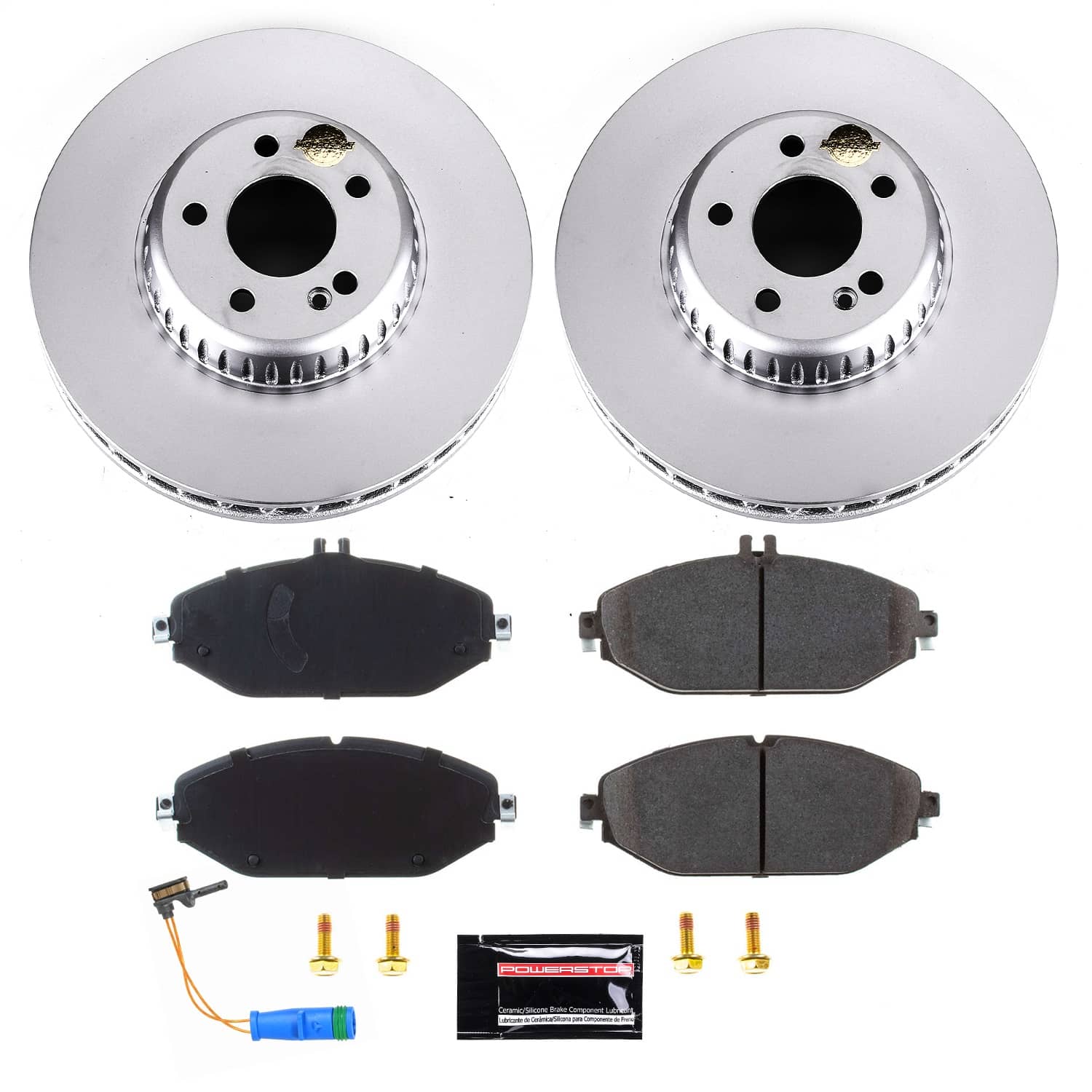 Power Stop - CRK7963 - Front - Disc Brake Pad and Rotor Kit