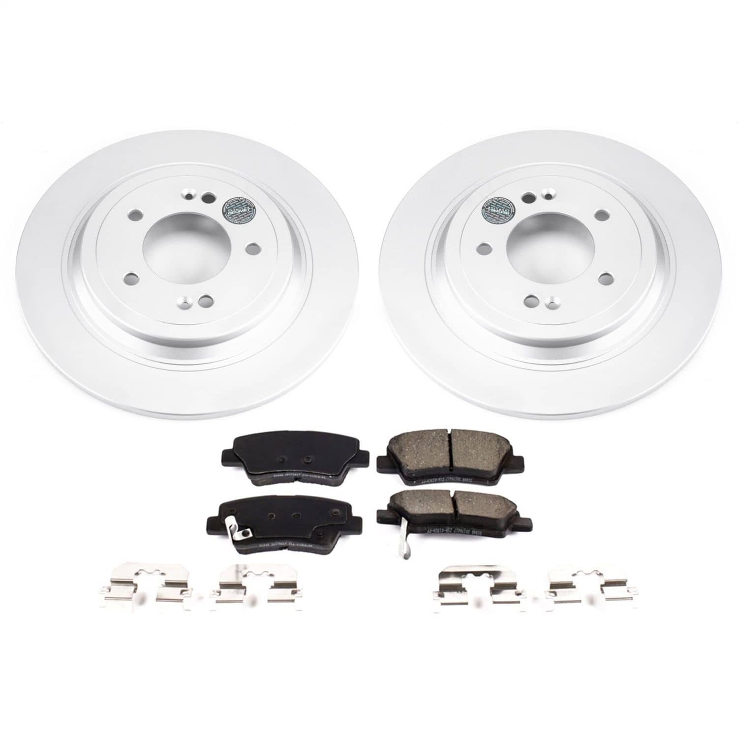 Power Stop - CRK8016 - Rear - Disc Brake Pad and Rotor Kit