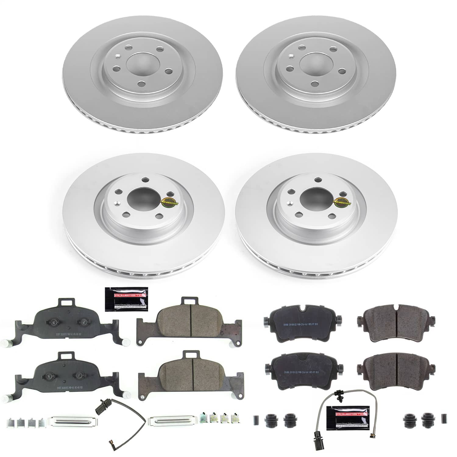 Power Stop - CRK8053 - Front and Rear - Disc Brake Pad and Rotor Kit