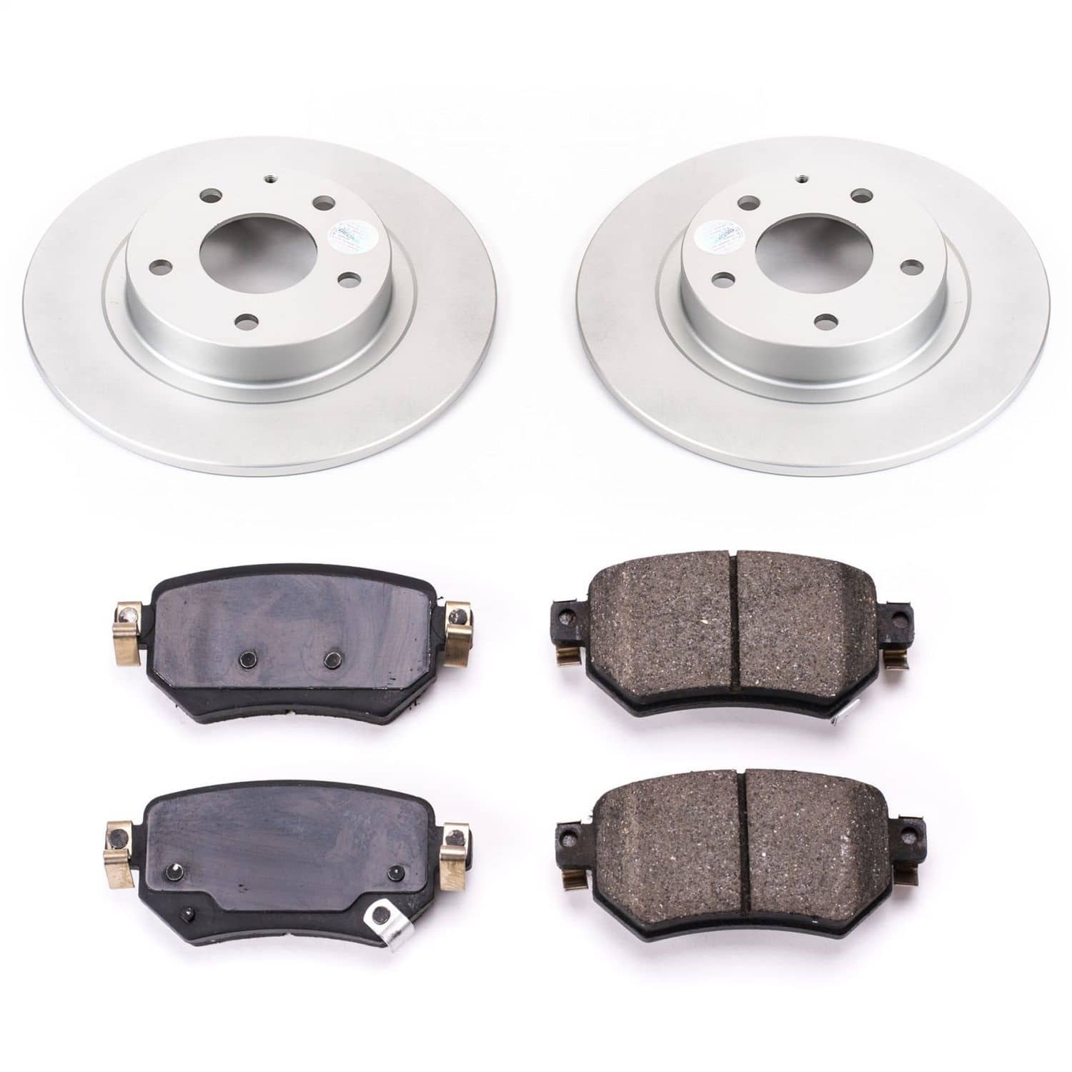 Power Stop - CRK8068 - Rear - Disc Brake Pad and Rotor Kit