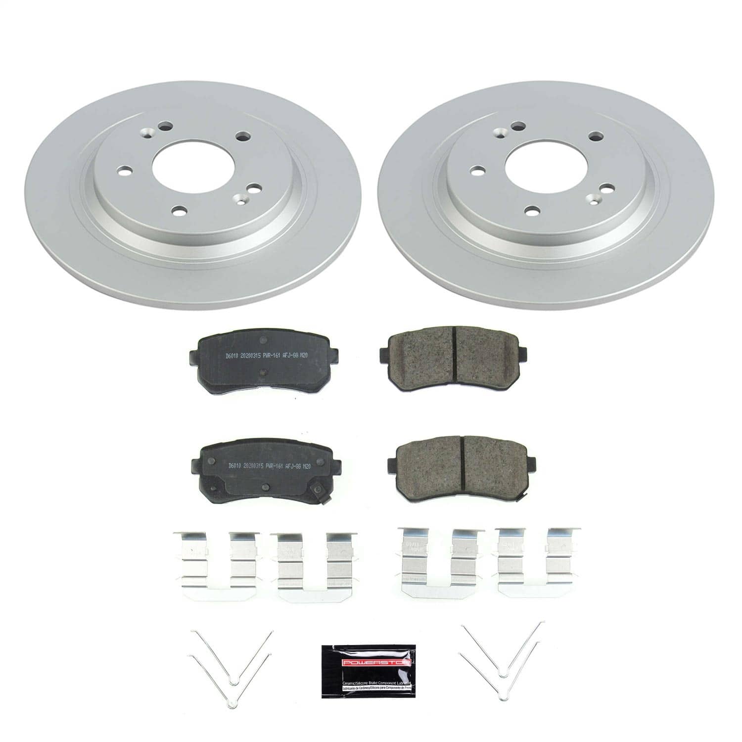 Power Stop - CRK8306 - Rear - Disc Brake Pad and Rotor Kit