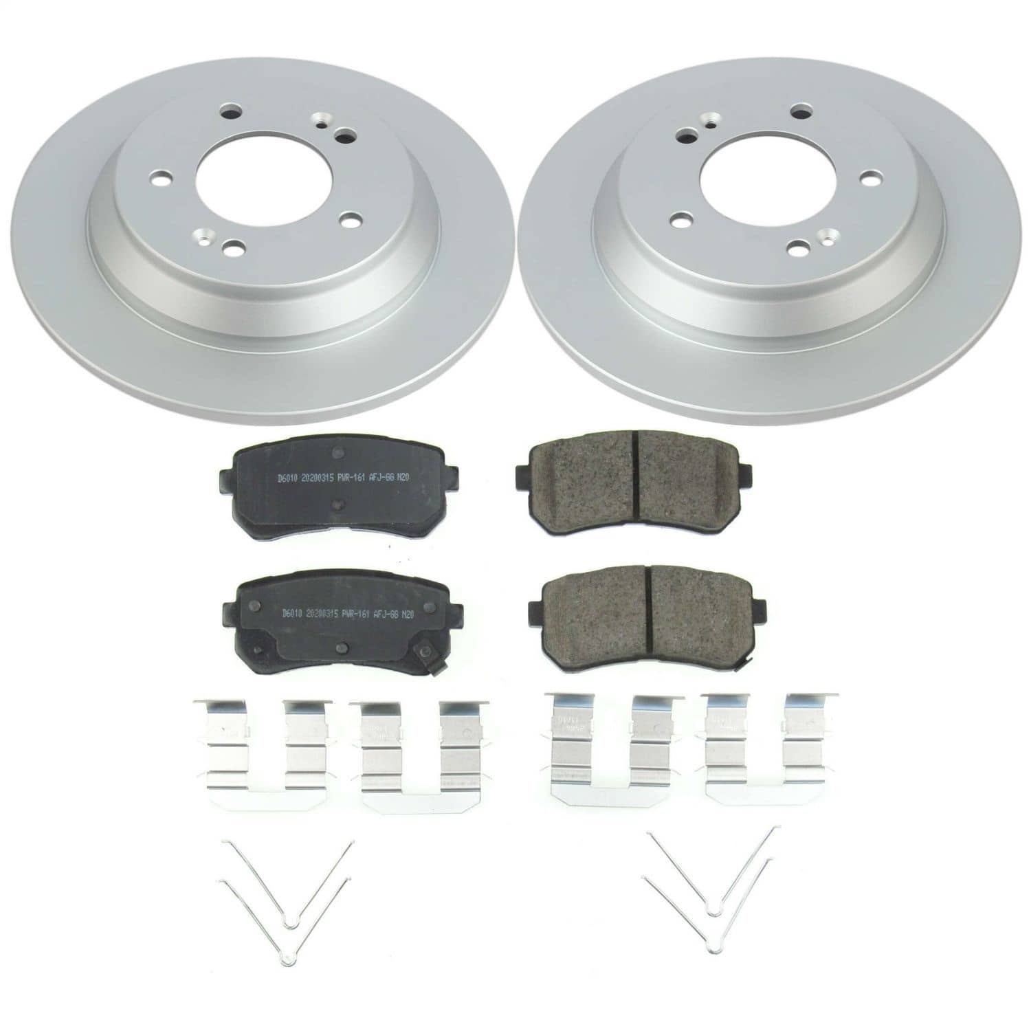 Power Stop - CRK8307 - Rear - Disc Brake Pad and Rotor Kit