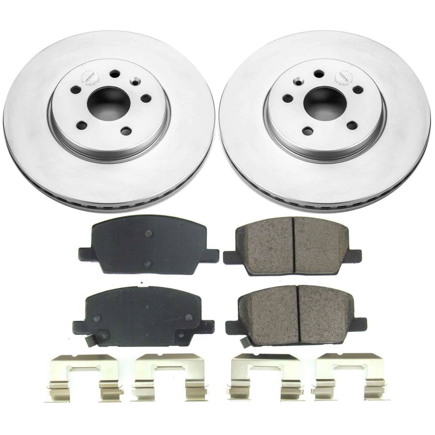 Power Stop - CRK8316 - Front - Disc Brake Pad and Rotor Kit