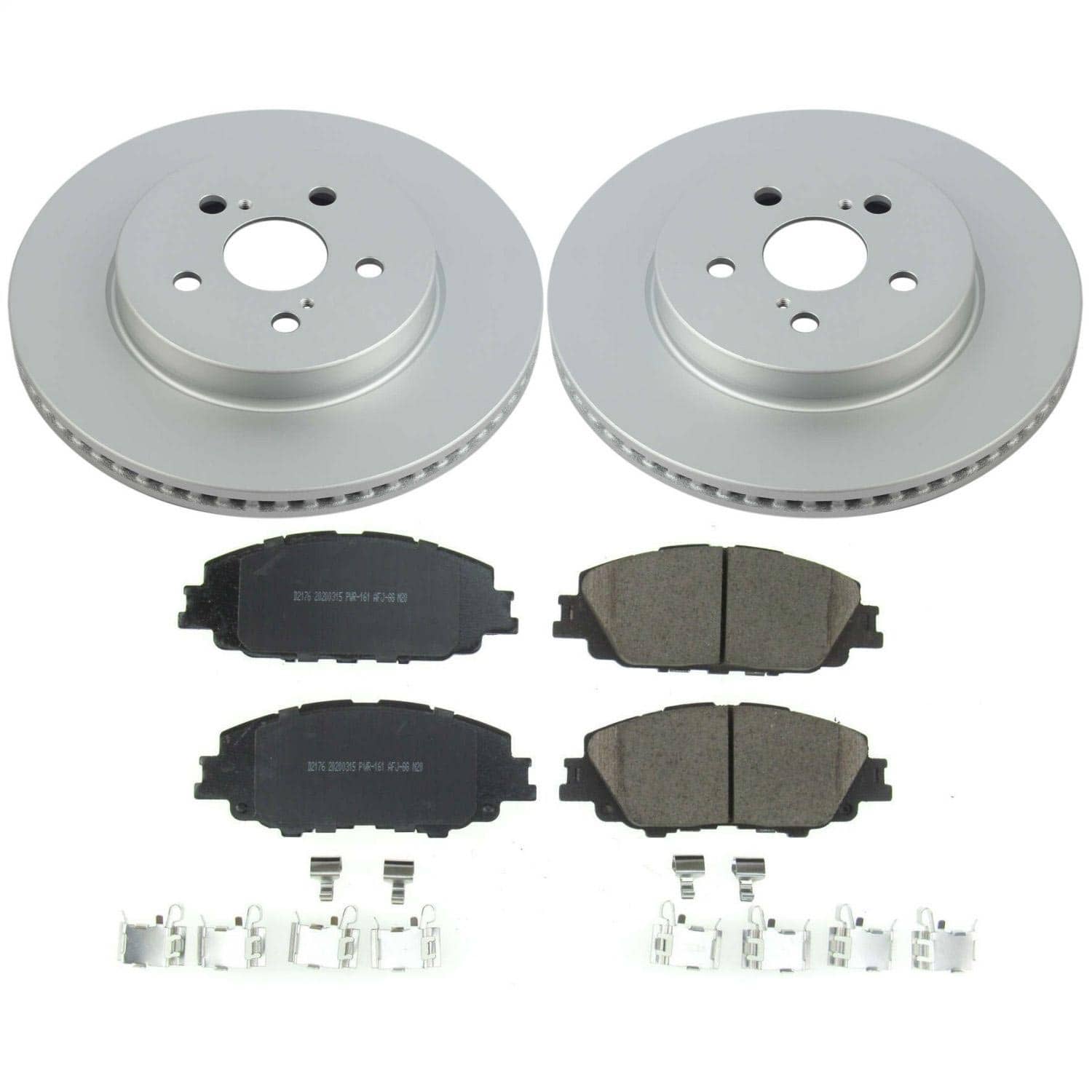 Power Stop - CRK8328 - Front - Disc Brake Pad and Rotor Kit
