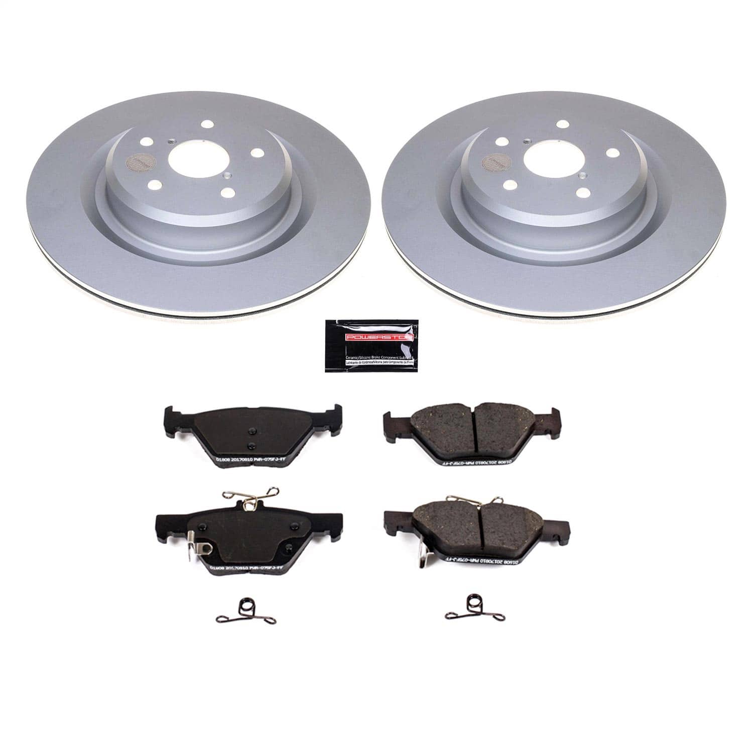 Power Stop - CRK8493 - Rear - Disc Brake Pad and Rotor Kit