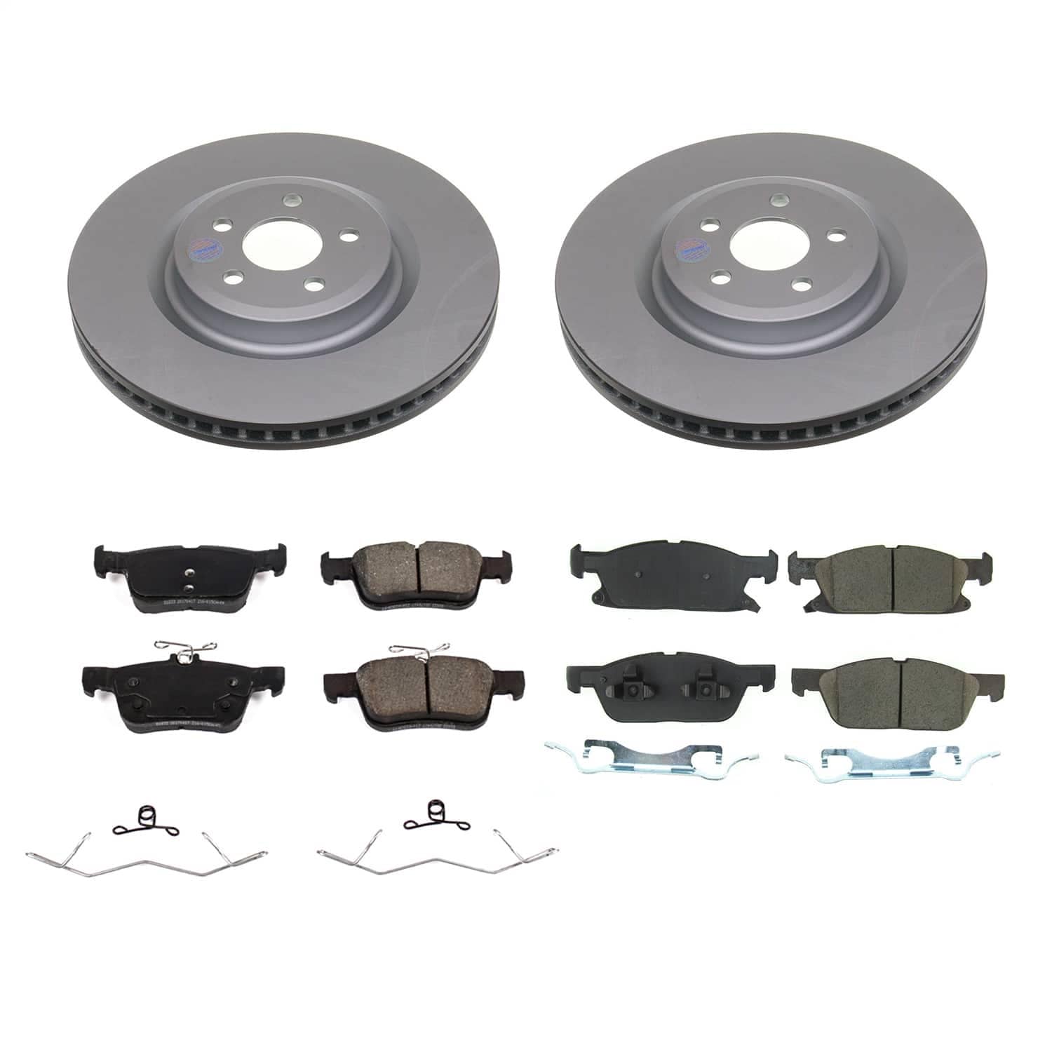 Power Stop - CRK8543 - Front and Rear - Disc Brake Pad and Rotor Kit