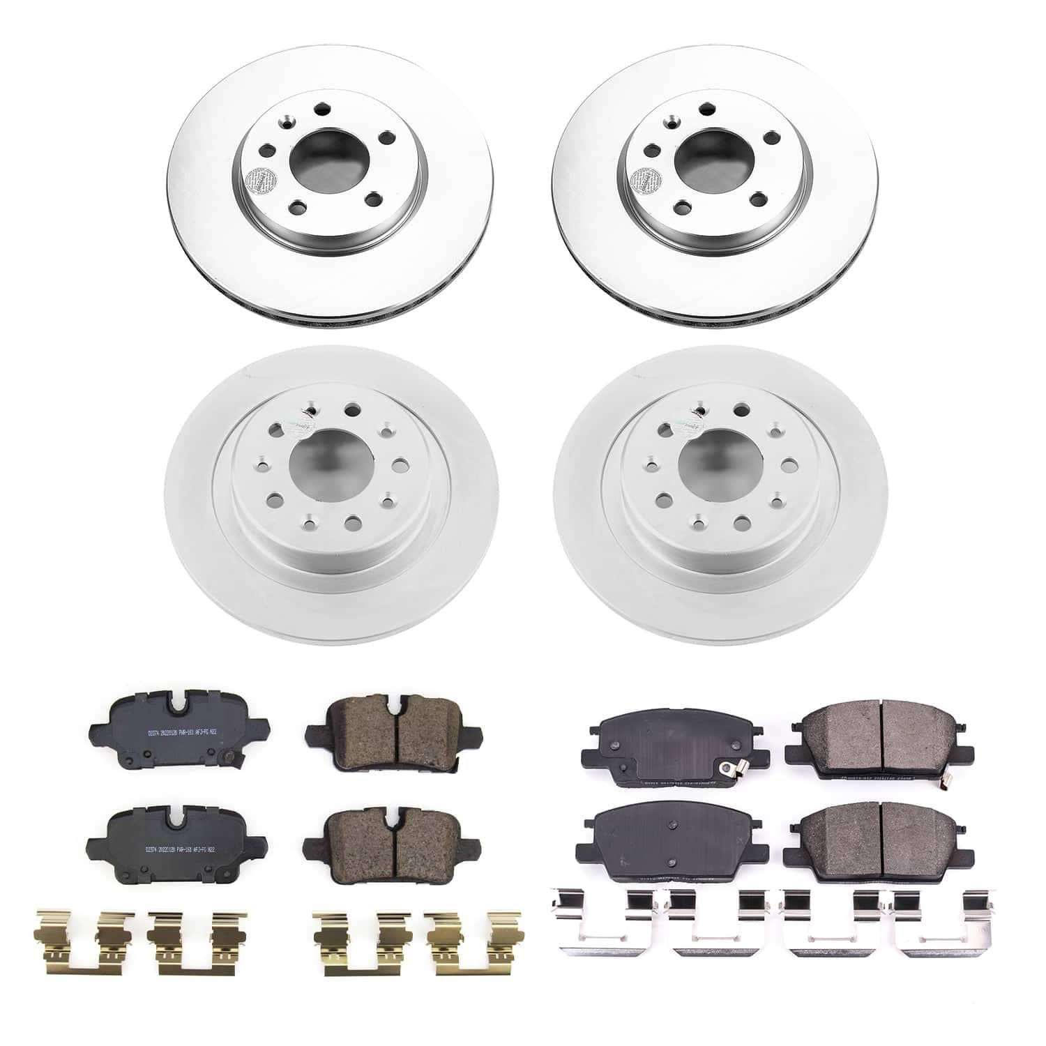 Power Stop - CRK8685 - Front and Rear - Disc Brake Pad and Rotor Kit