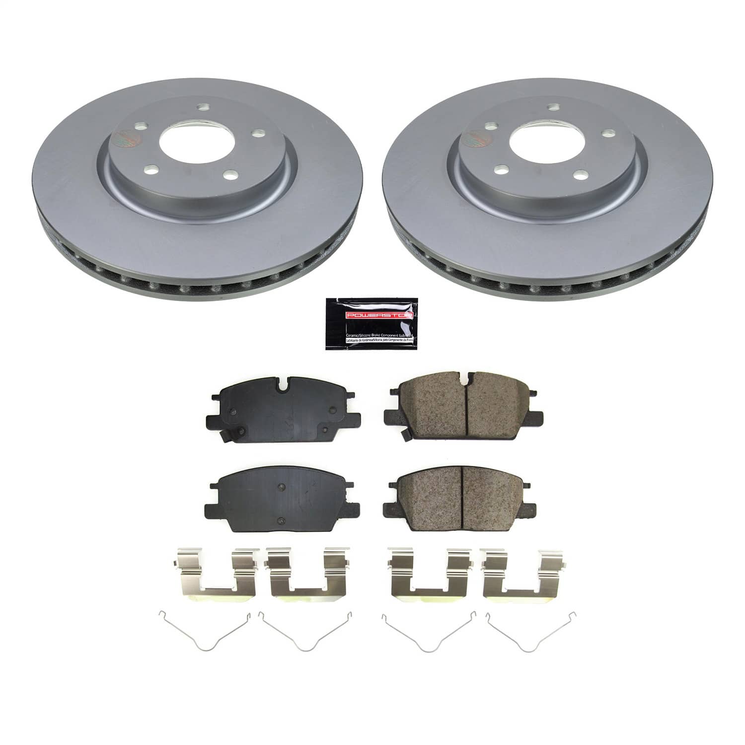 Power Stop - CRK8751 - Front - Disc Brake Pad and Rotor Kit