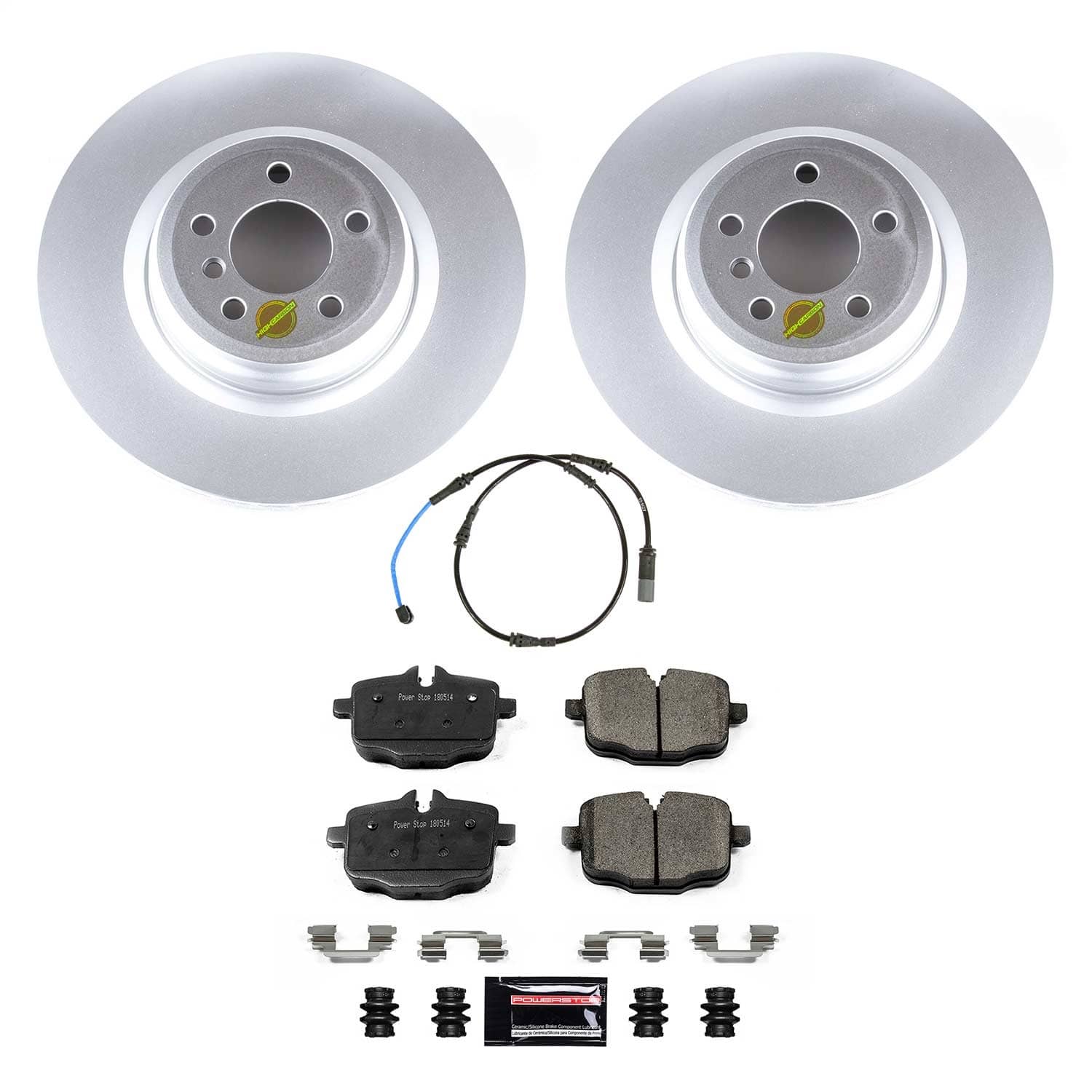 Power Stop - CRK8775 - Rear - Disc Brake Pad and Rotor Kit